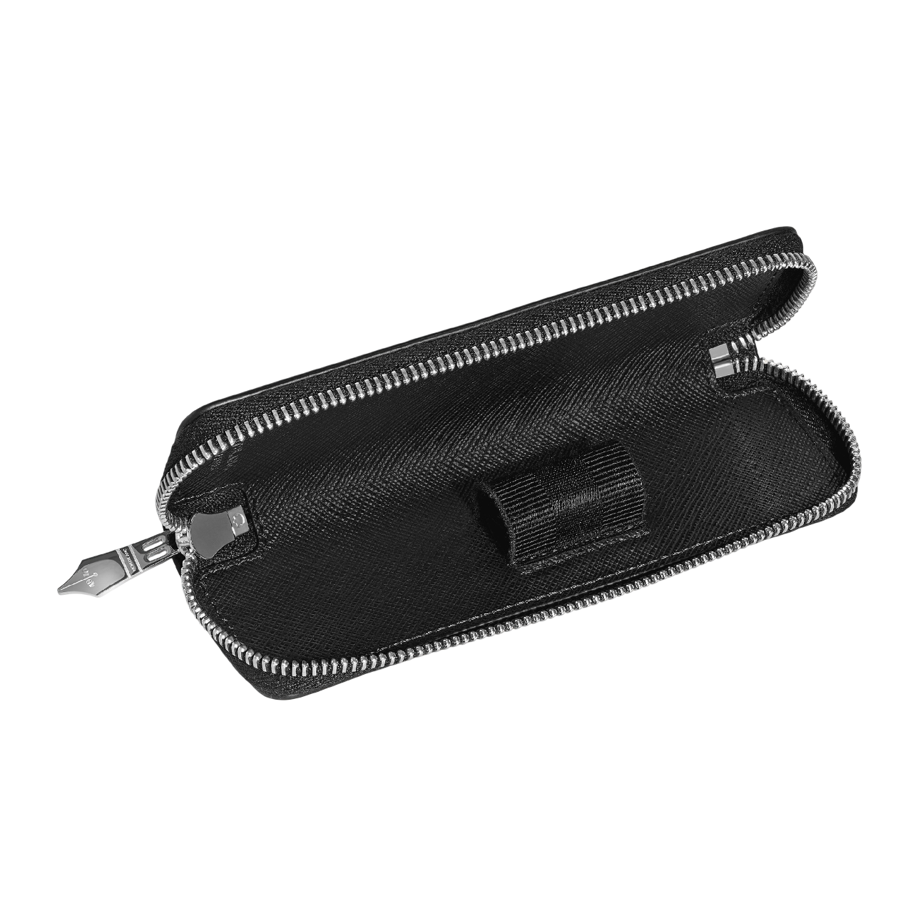 Sartorial 1-Pen Pouch Zip Black