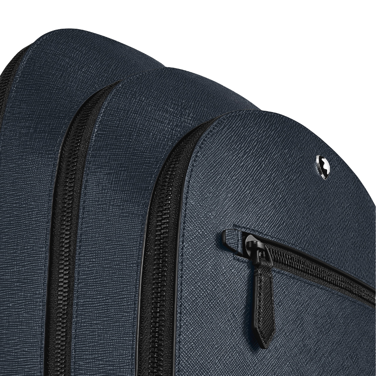 Sartorial Medium Tweed Blue Backpack 3 Compartments