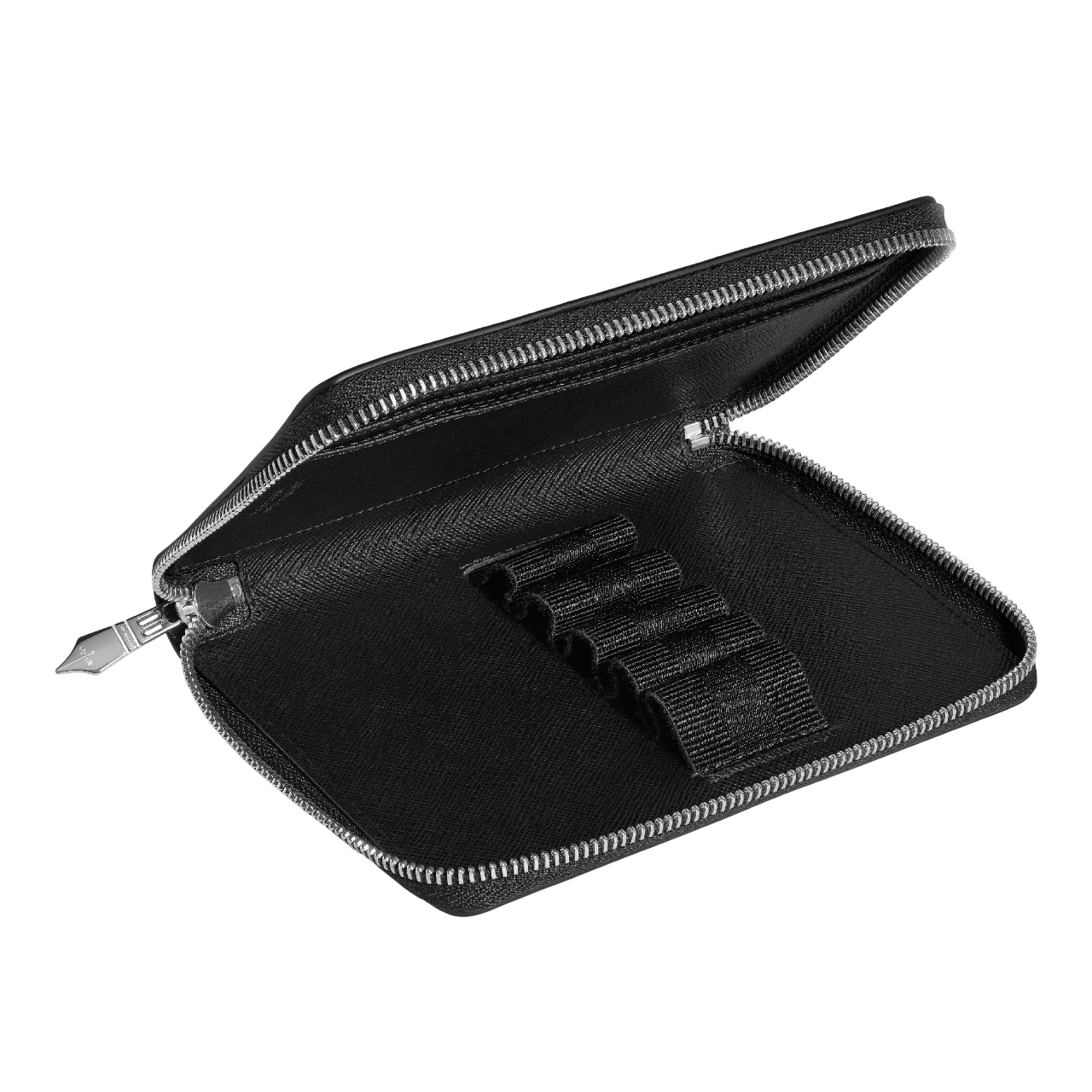 Sartorial 5 Pen Pouch Zip Tweed Blue