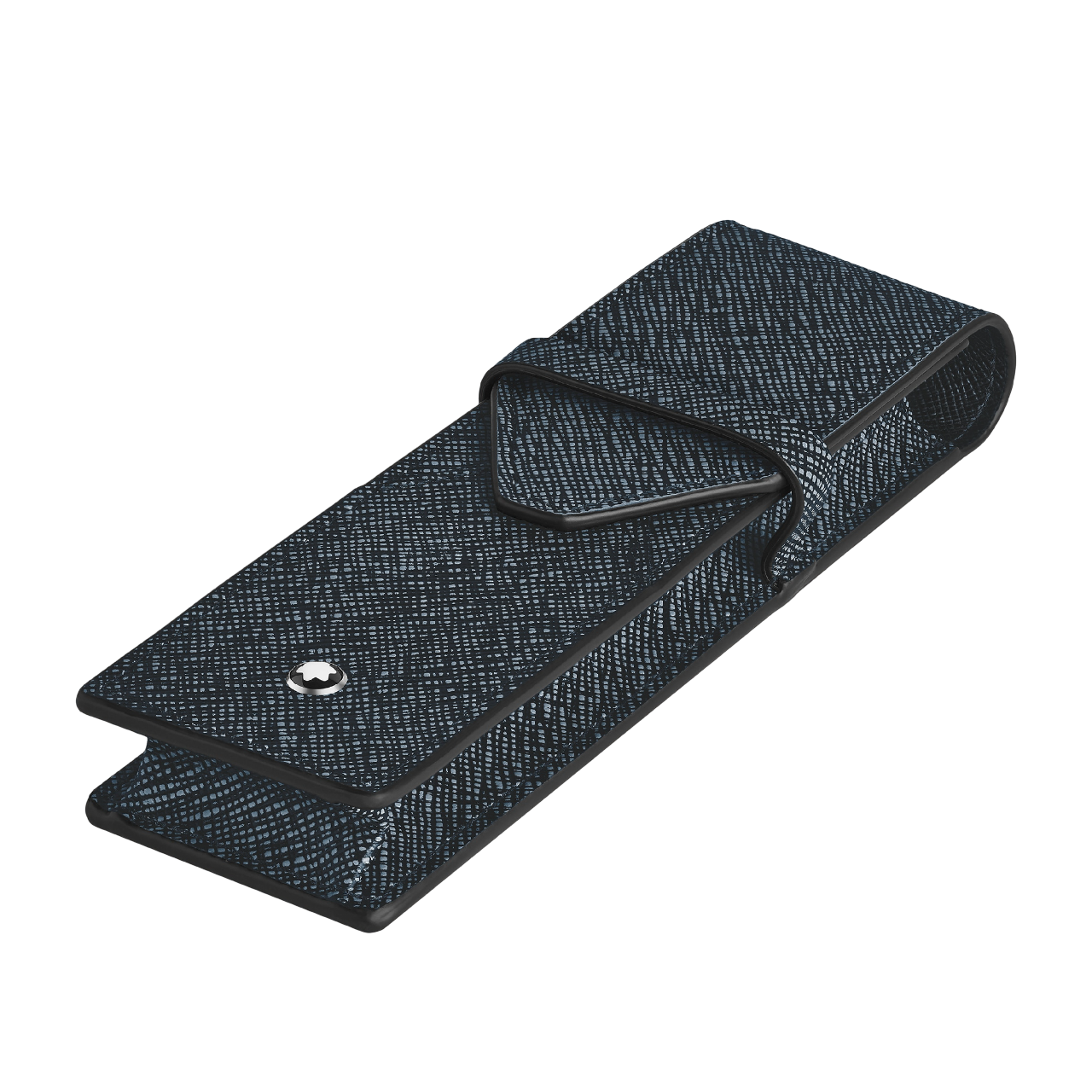 Sartorial 2 Pen Pouch Tweed Blue