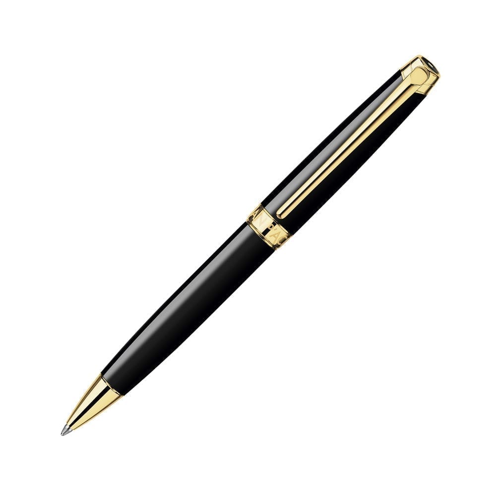 Leman Ebony Black Gold Ballpoint