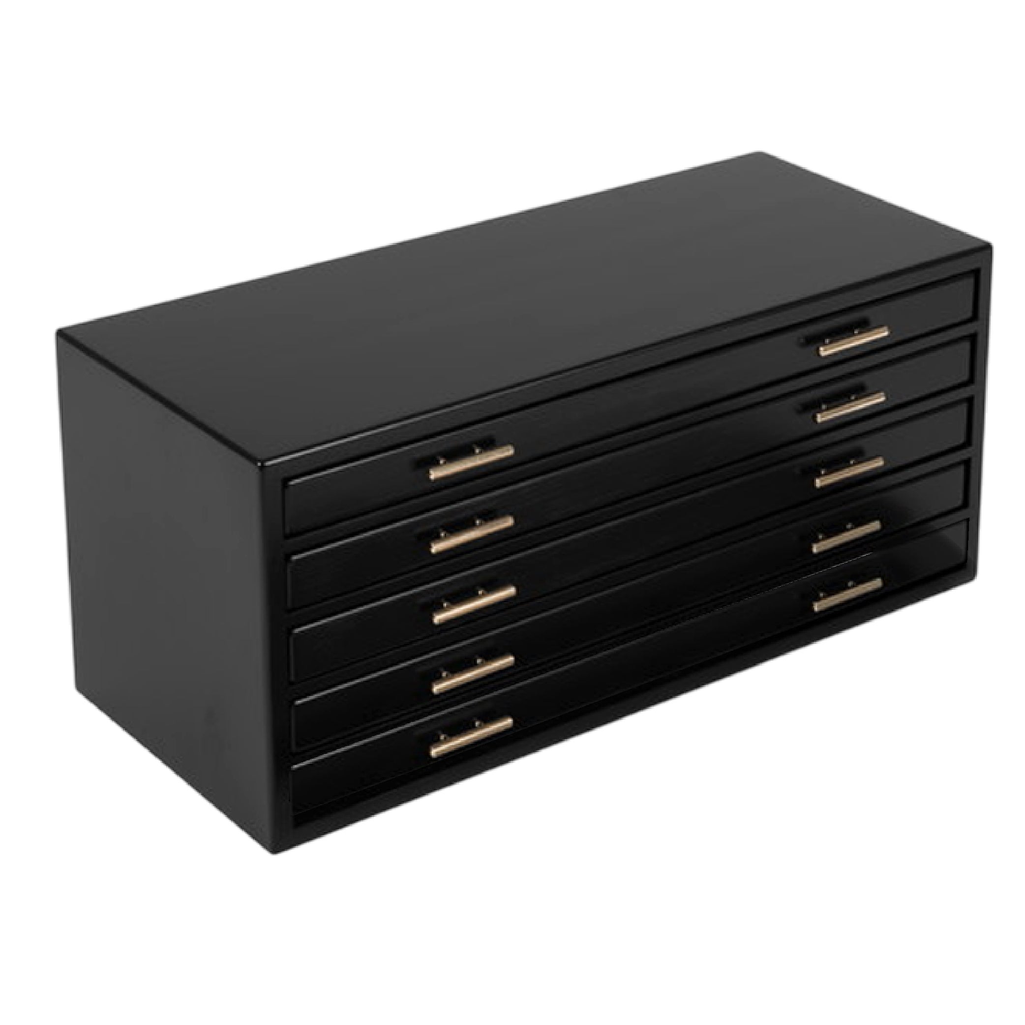 Wooden 100 Fountain Pen Box Black