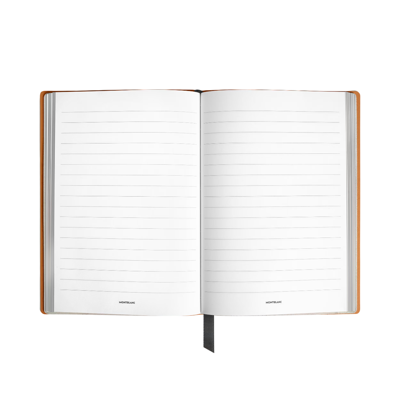Medium Notebook Sartorial Leather Saffron, Lined