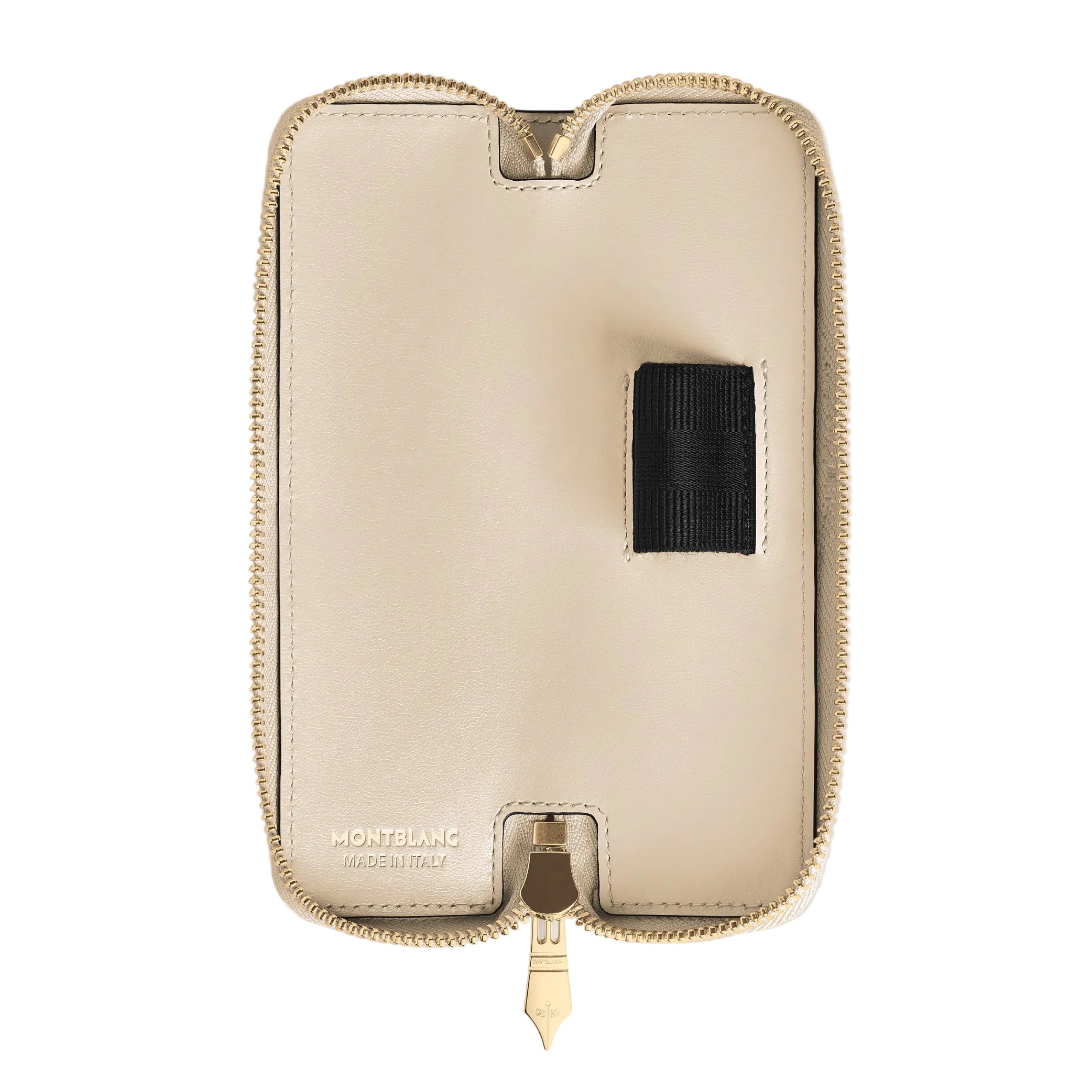 Meisterstück 1 Pen Pouch with Zip Cloudy Beige