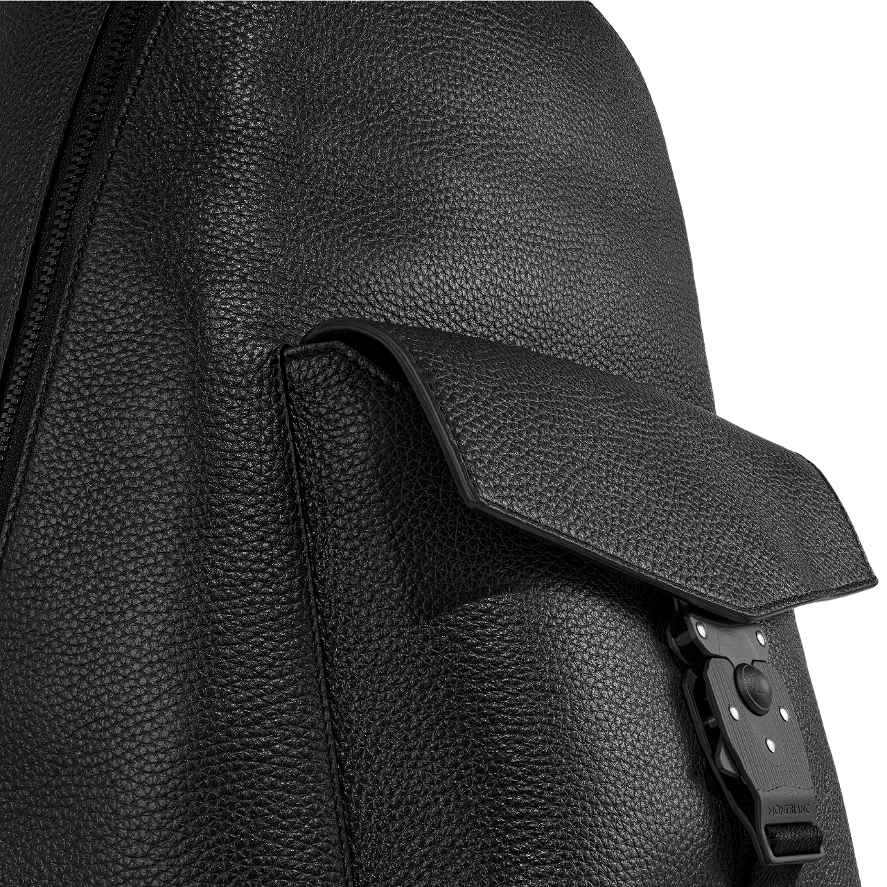 Grain Black Backpack With M-Lock 4810 Buckle