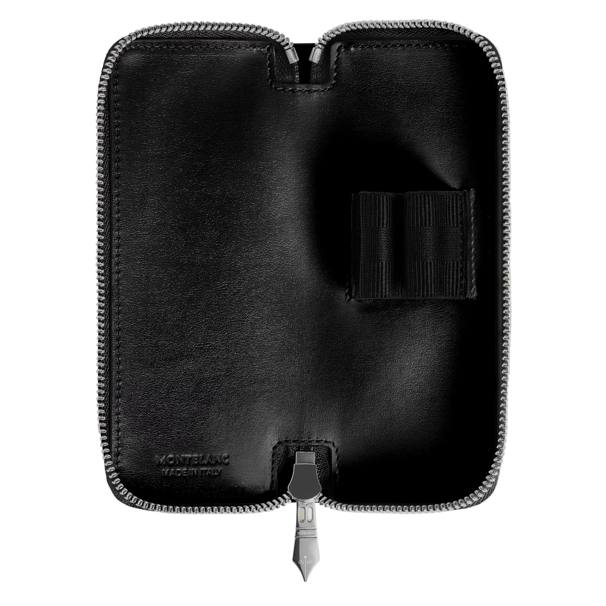 Meisterstück 2 Pen Pouch with Zip Black