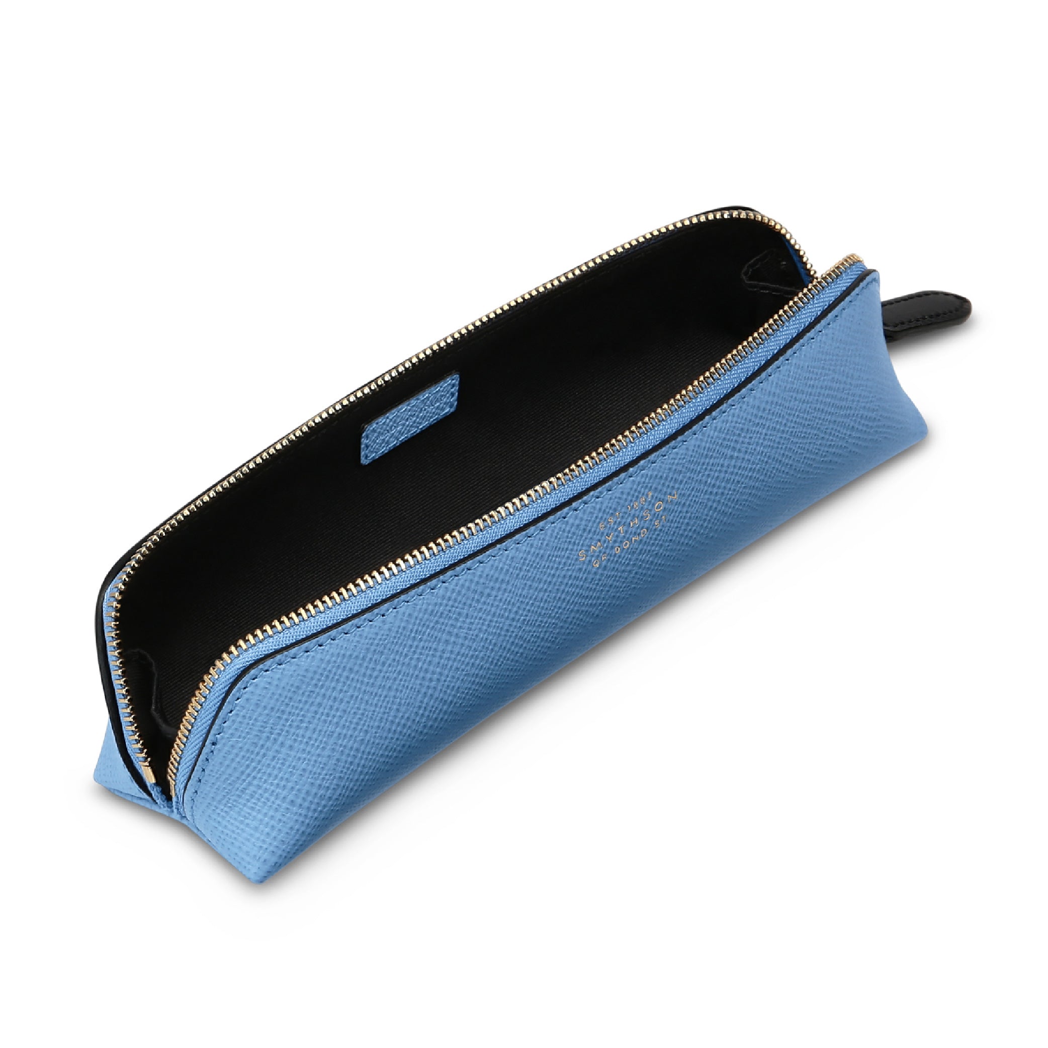 Pencil Case in Nile Blue Panama