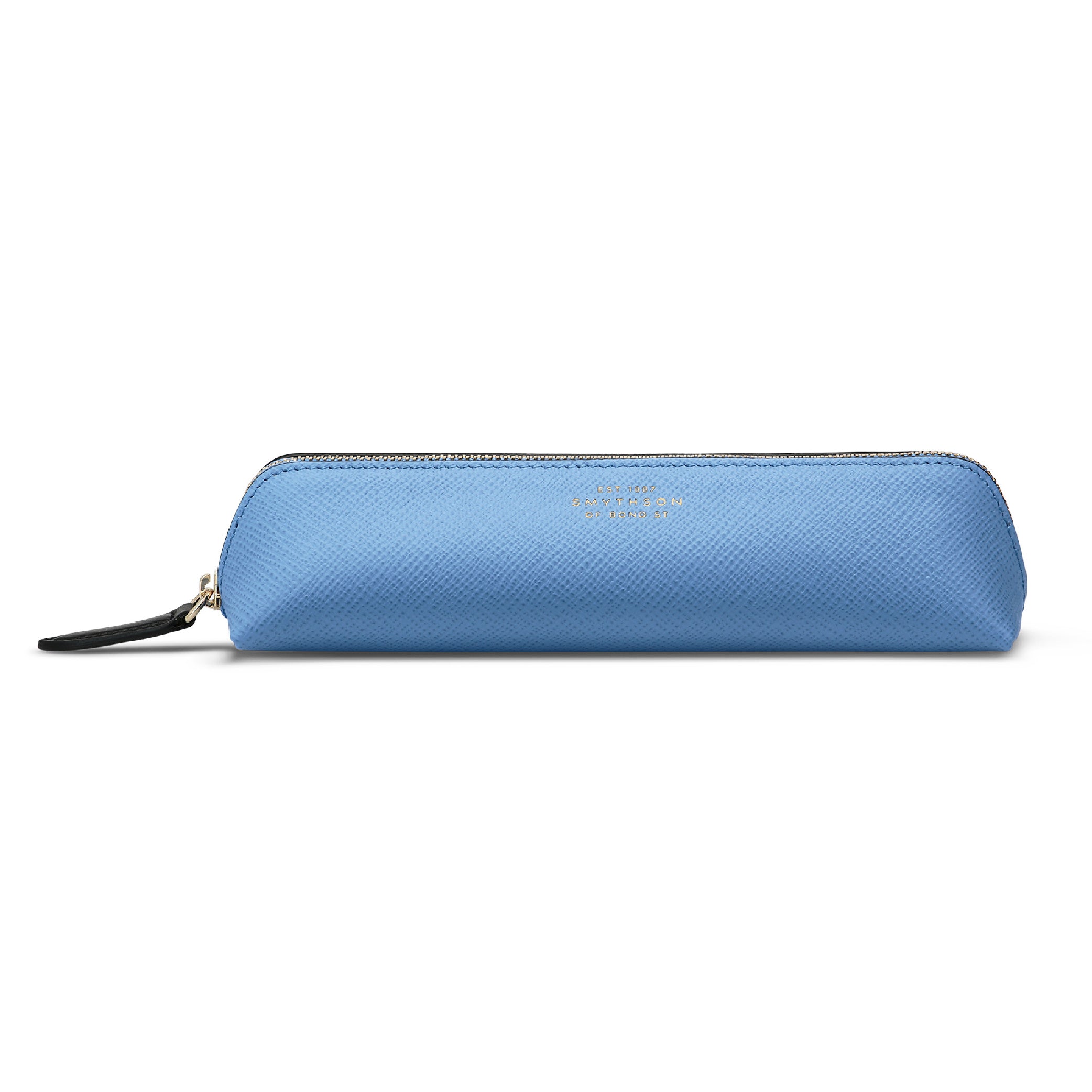 Pencil Case in Nile Blue Panama