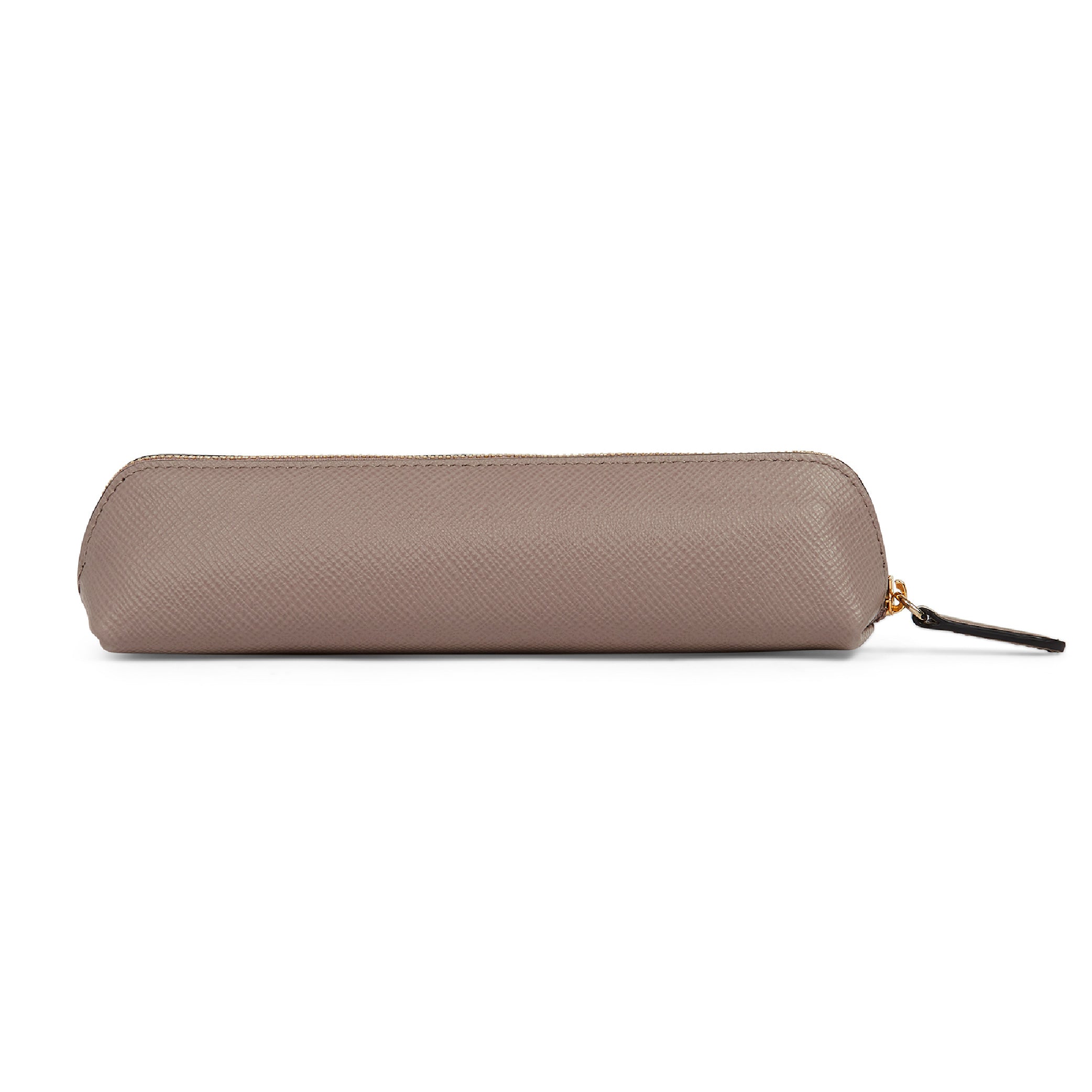 Pencil Case in Taupe Brown Panama