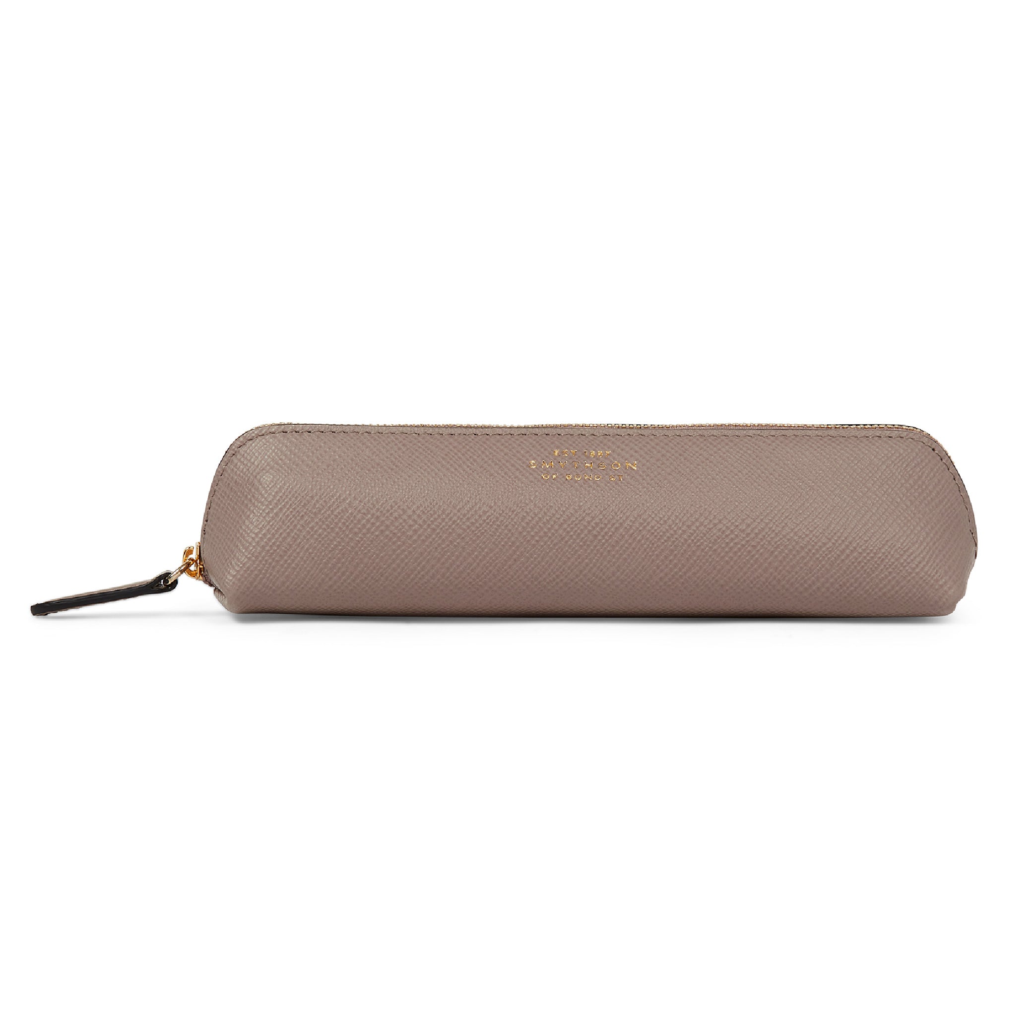 Pencil Case in Taupe Brown Panama