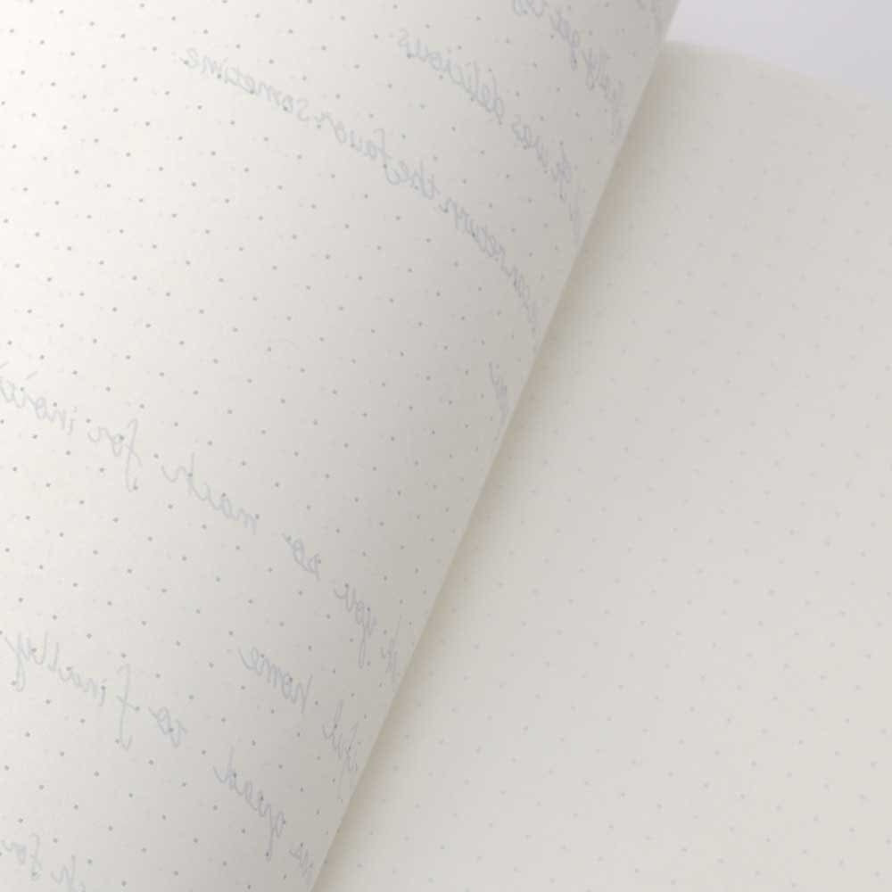 Hardcover A5 Dot Grid White Notebook