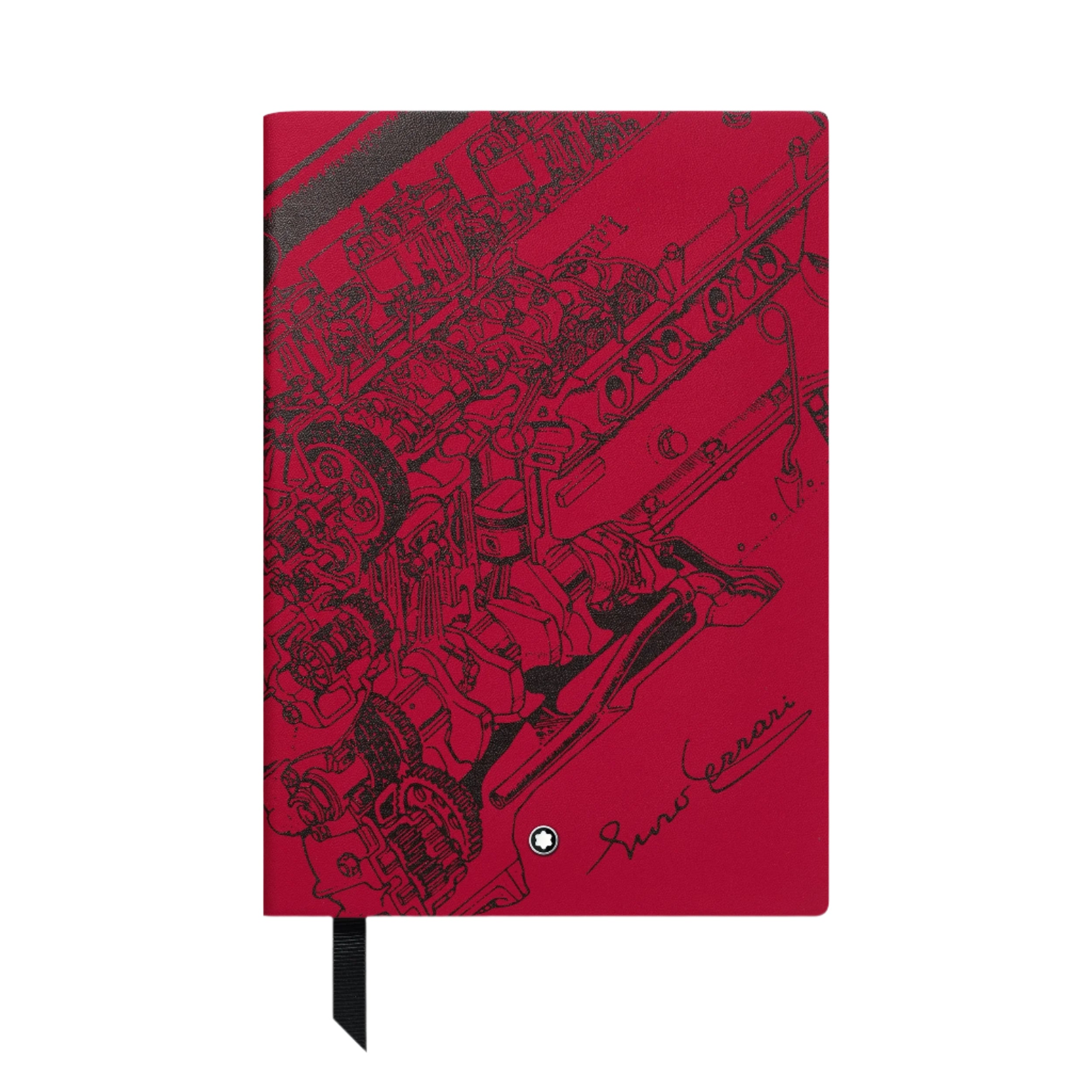 Great Characters Enzo Ferrari Small Notebook #146 Red, Lined