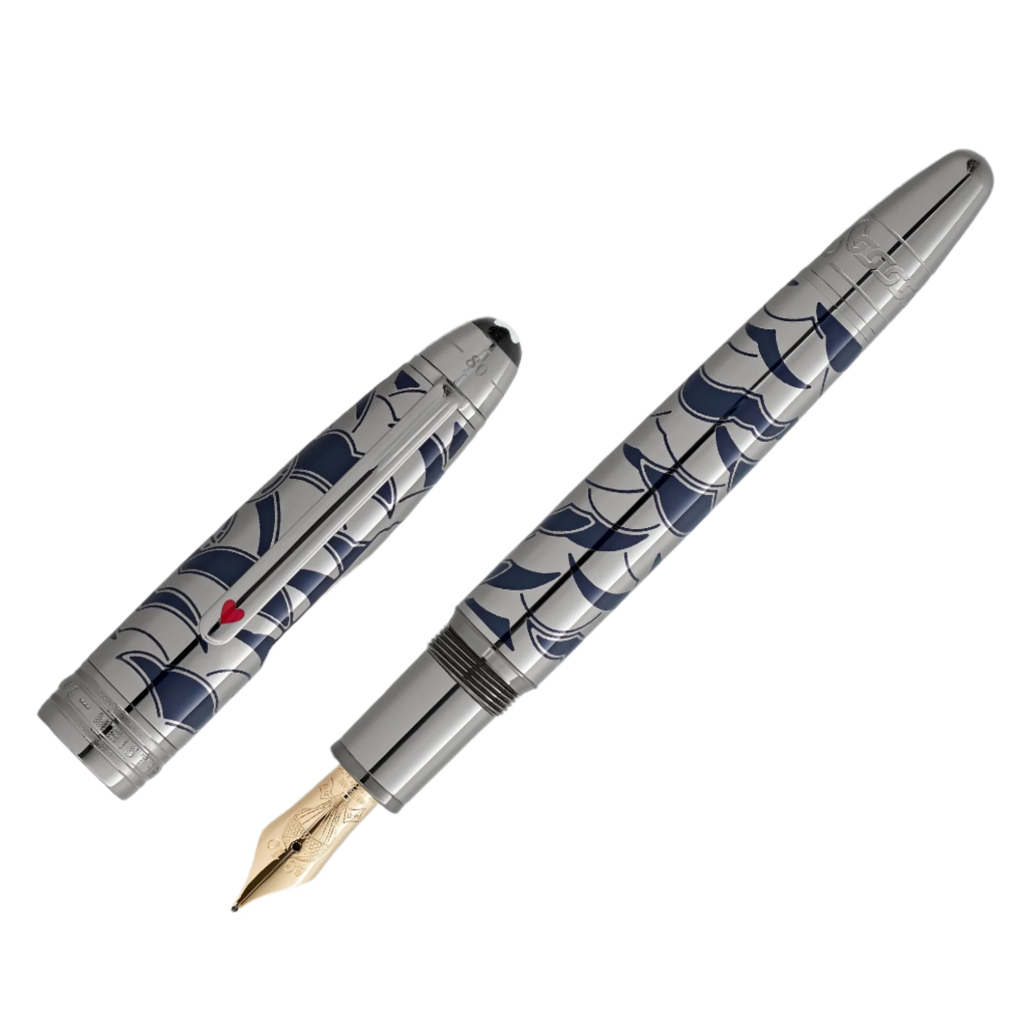 Meisterstück Around the World in 80 Days Grey Solitaire LeGrand Fountain Pen