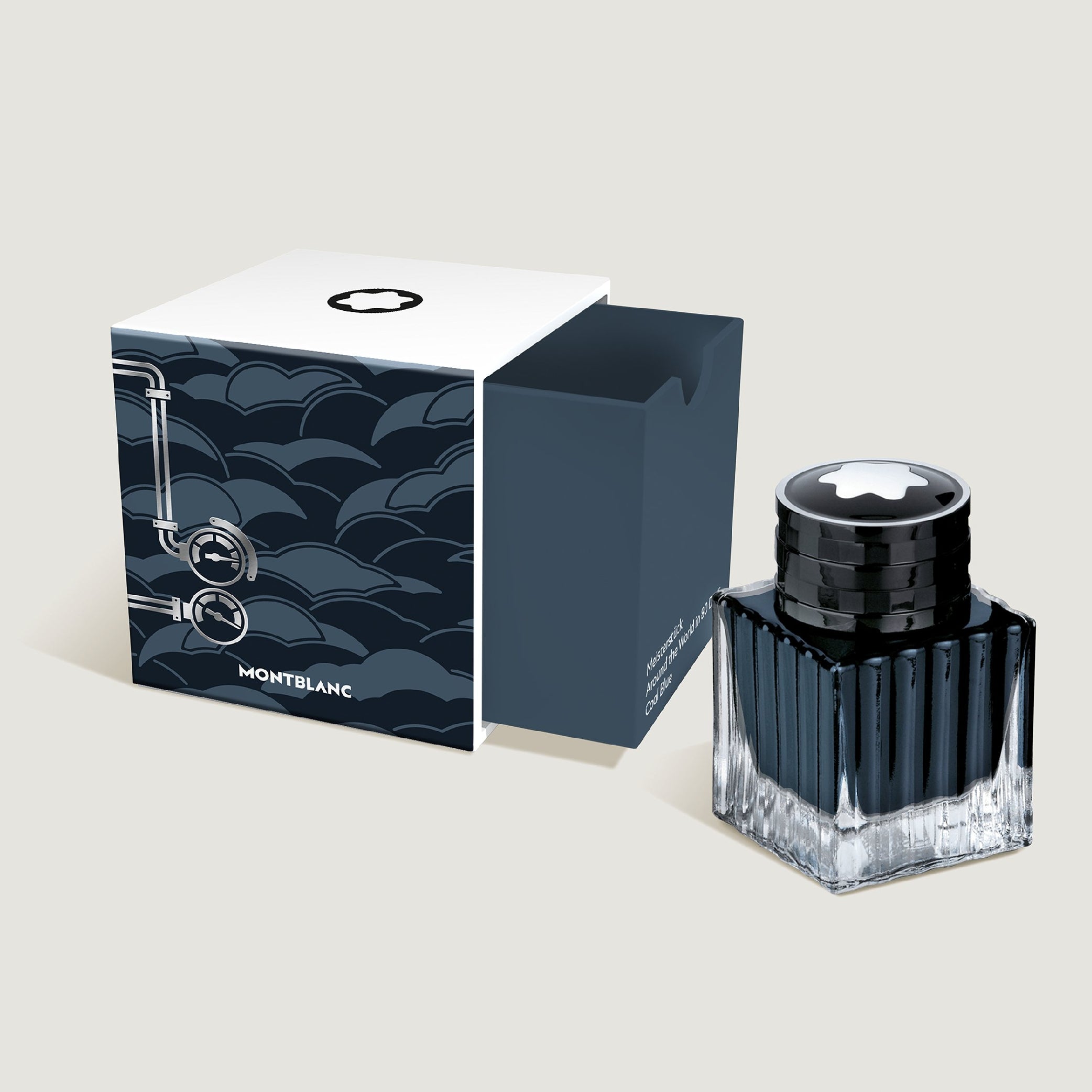 Meisterstück Around the World in 80 Days Ink Bottle Coal Blue, 50ml