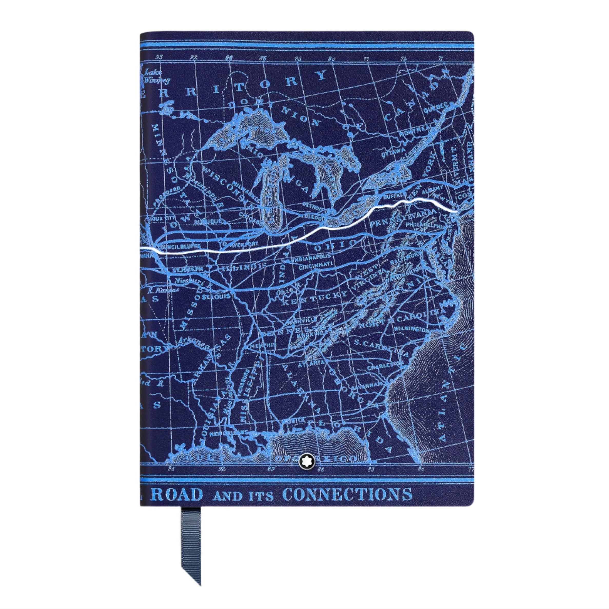 Meisterstück Around the World in 80 Days Medium Notebook Blue, Lined