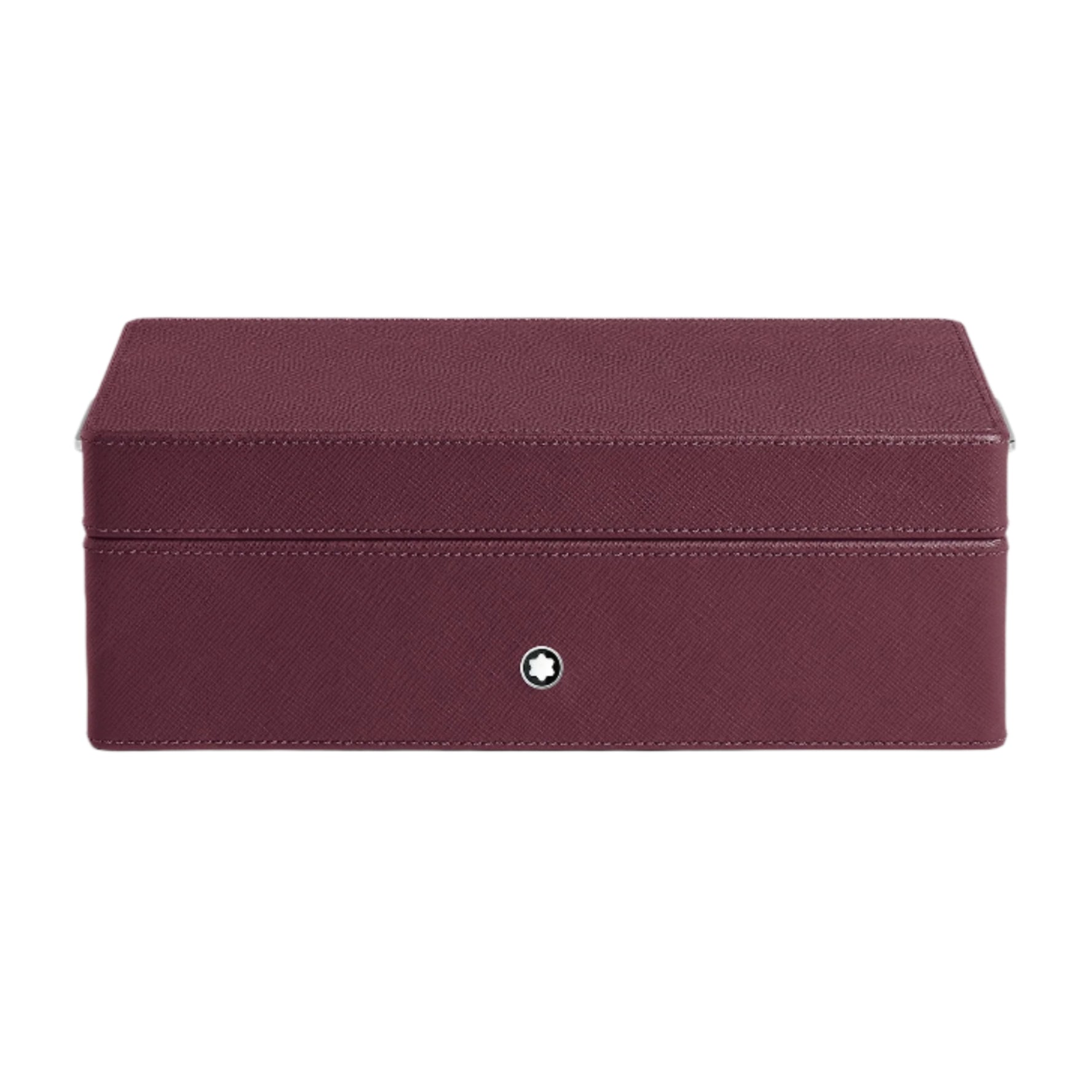 Pen Box in Cassis Saffiano Leather