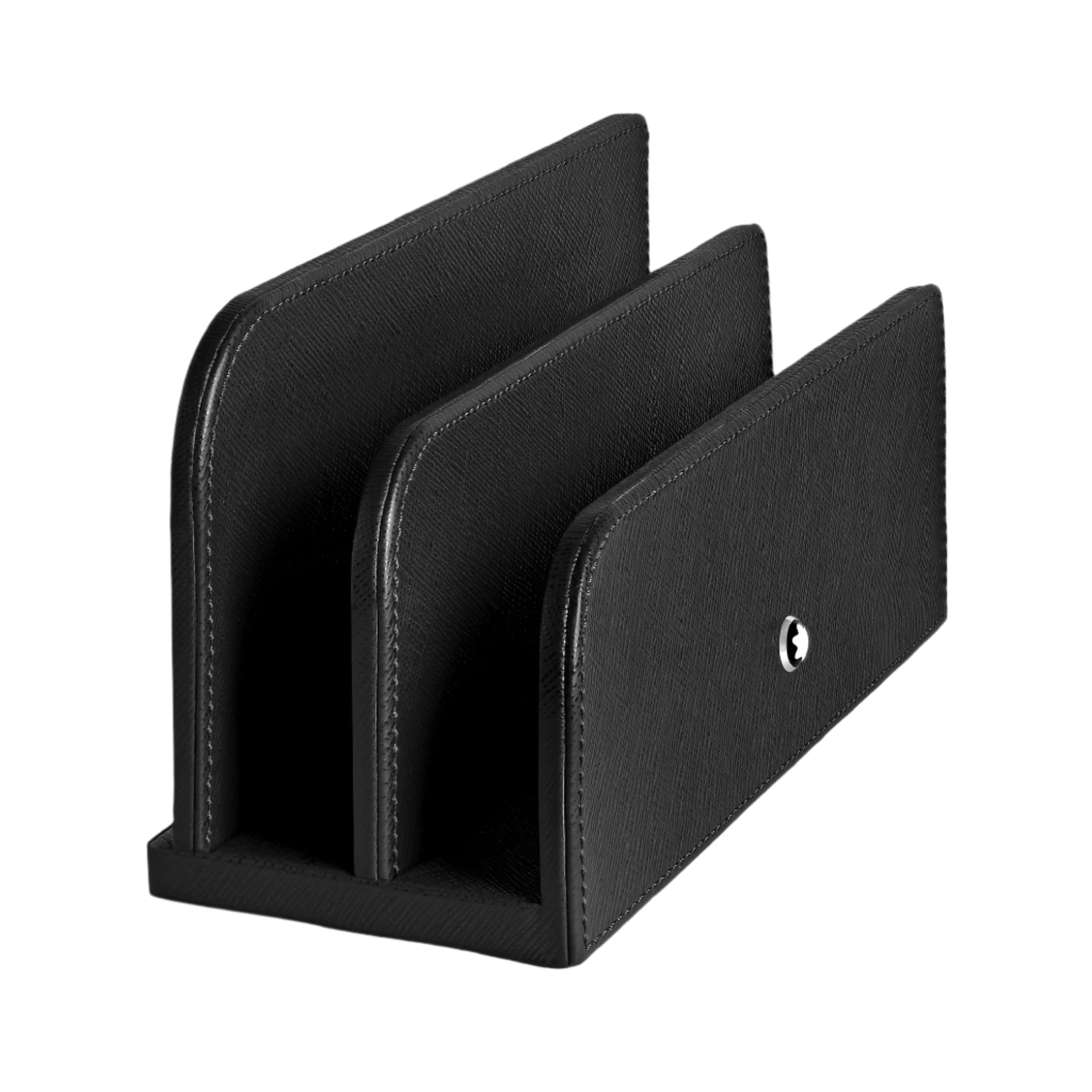 Black Letter Rack in Leather