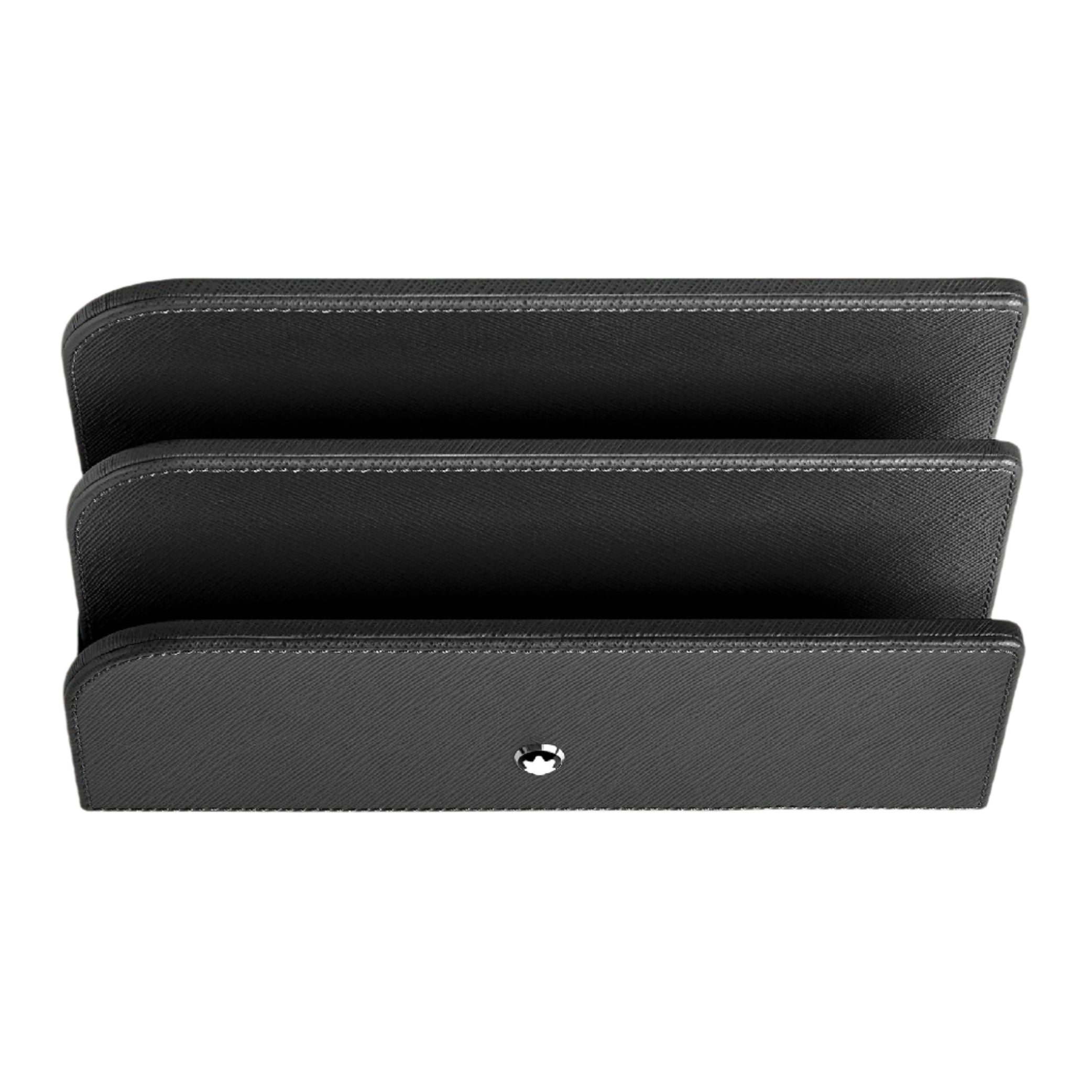 Black Letter Rack in Leather