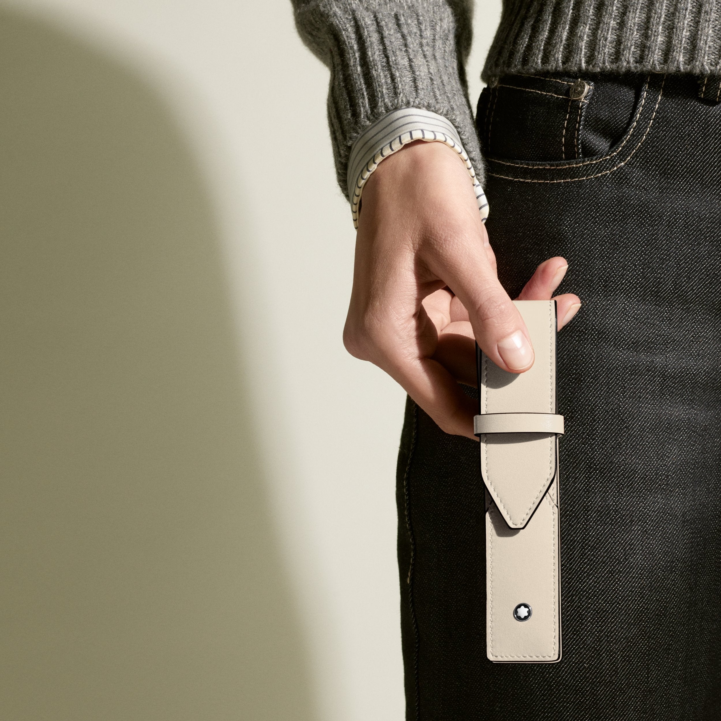 Meisterstück 1-Pen Pouch Cloudy Beige