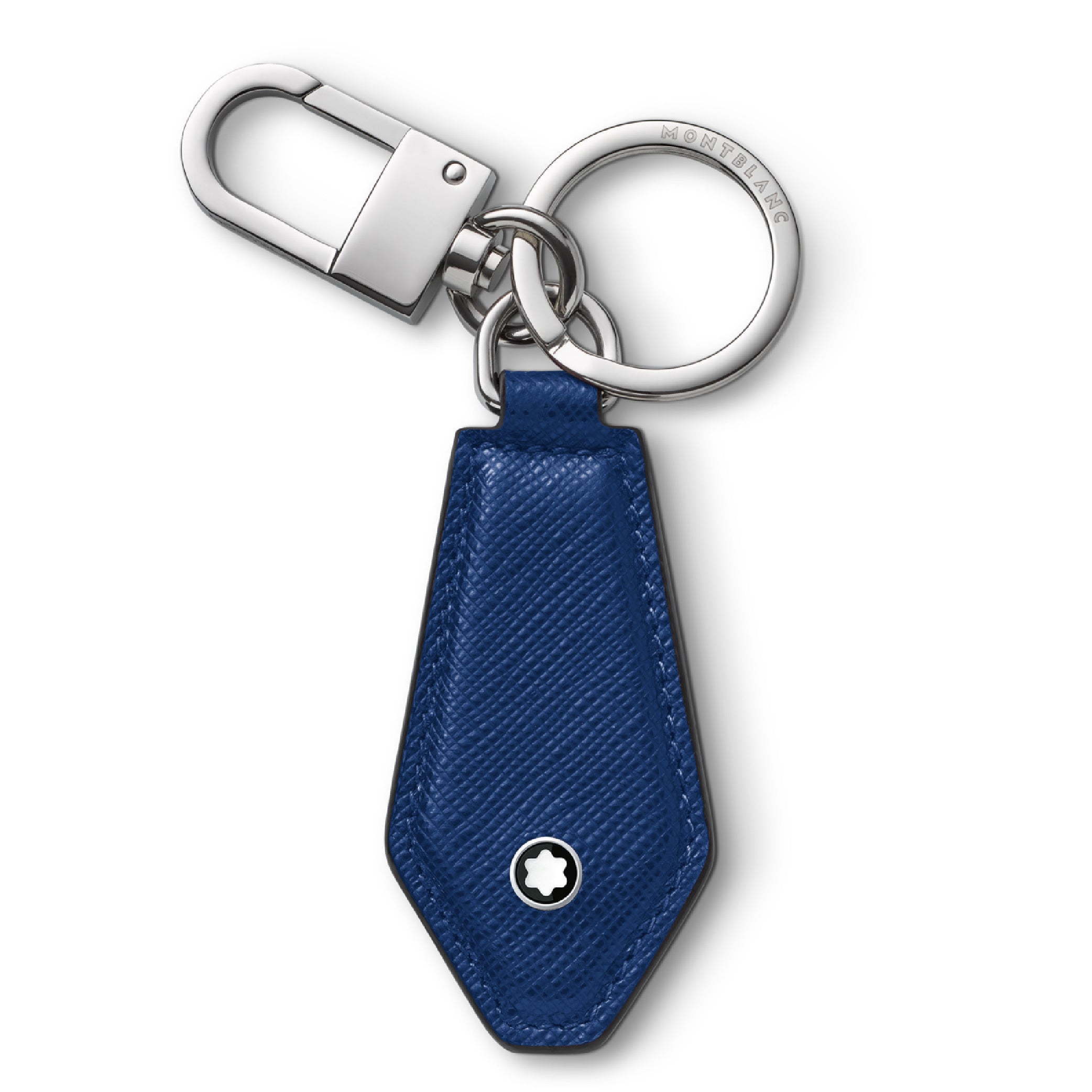 Sartorial Diamond Shaped Key Fob Blue