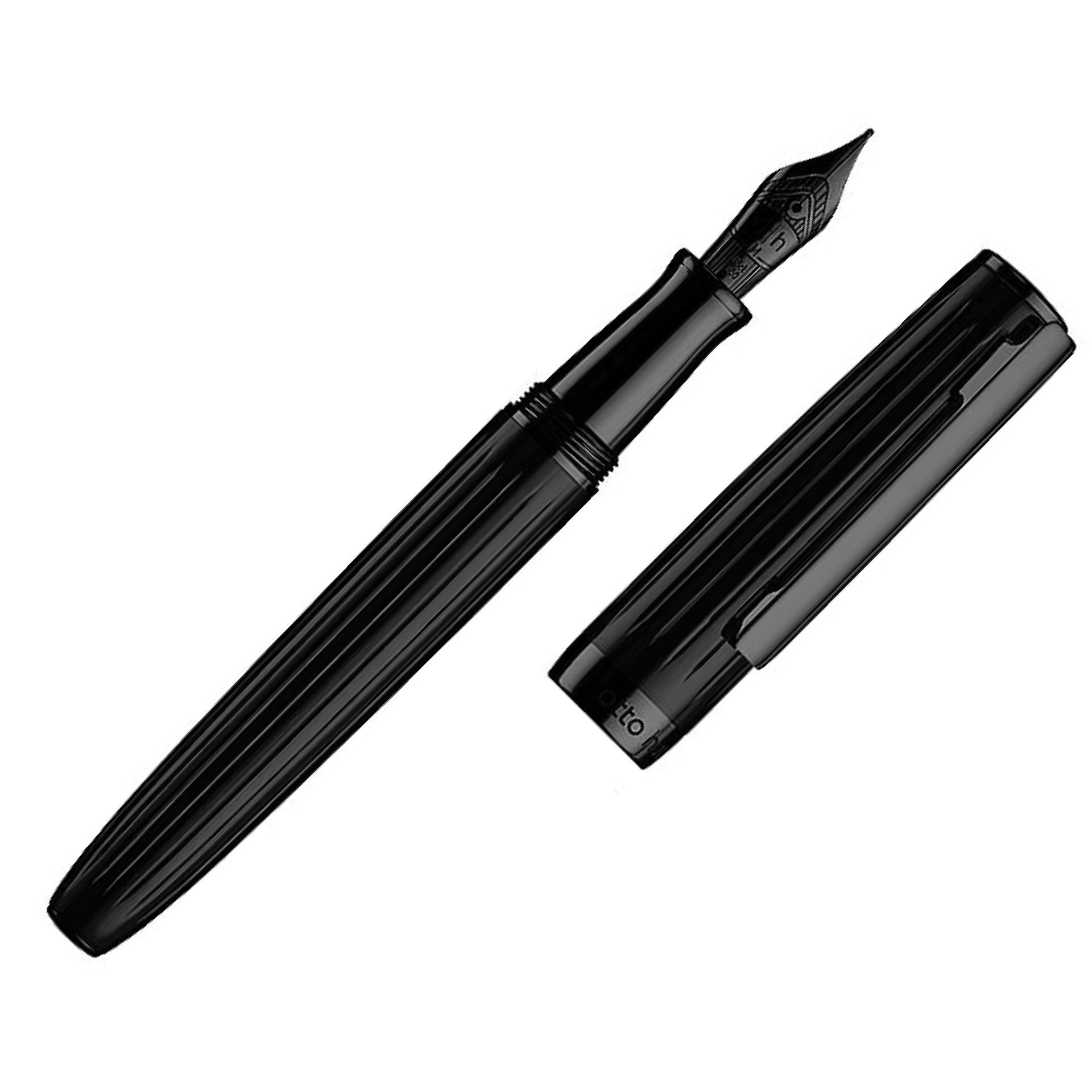 design07 Allblack Fountain Pen