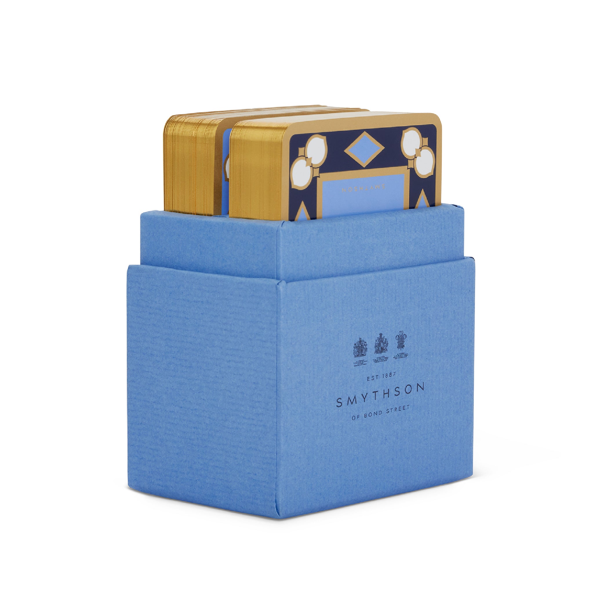 SMYTHSON Lapis Blue Playing Cards Twin Pack