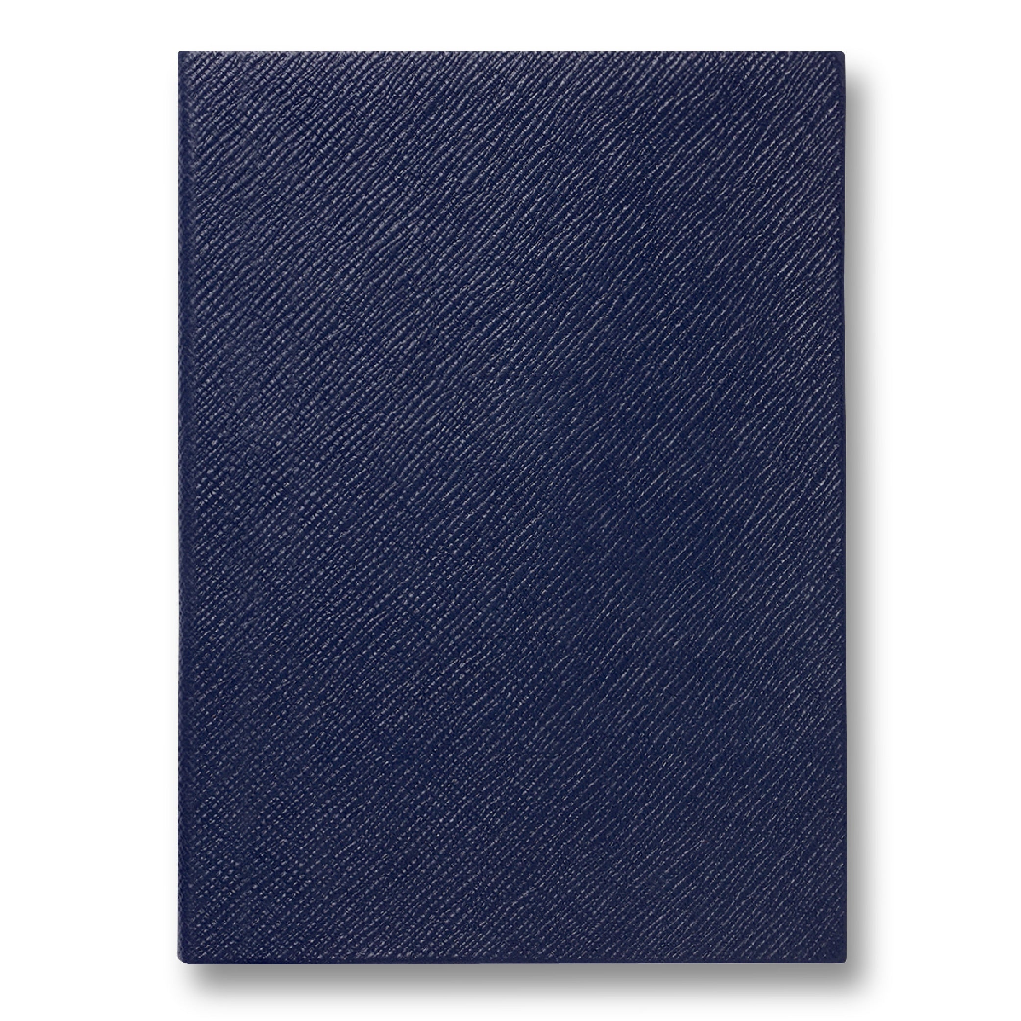 SMYTHSON Navy Soho Notebook in Panama