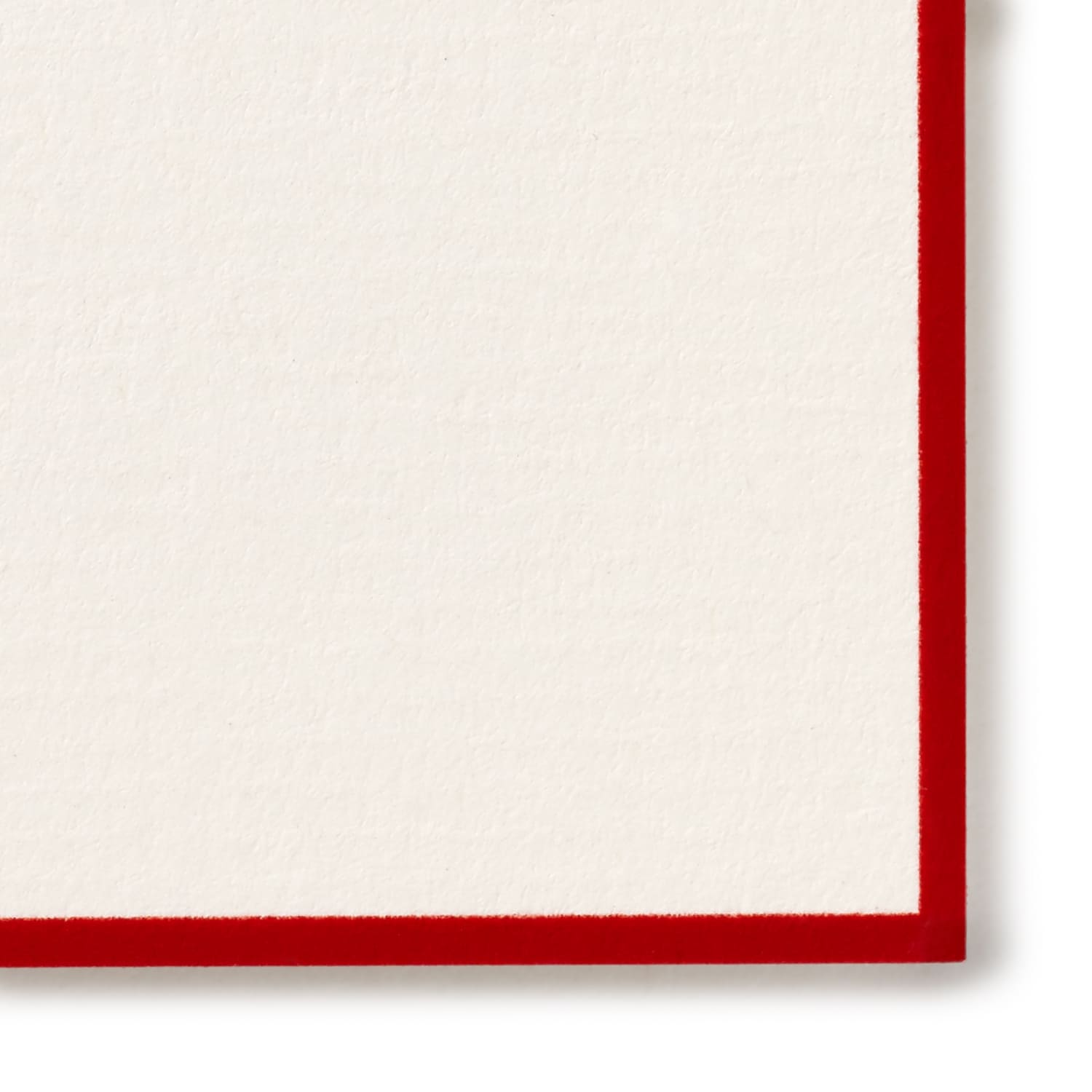 SMYTHSON Poinsettia Red Bordered Kings Writing Paper