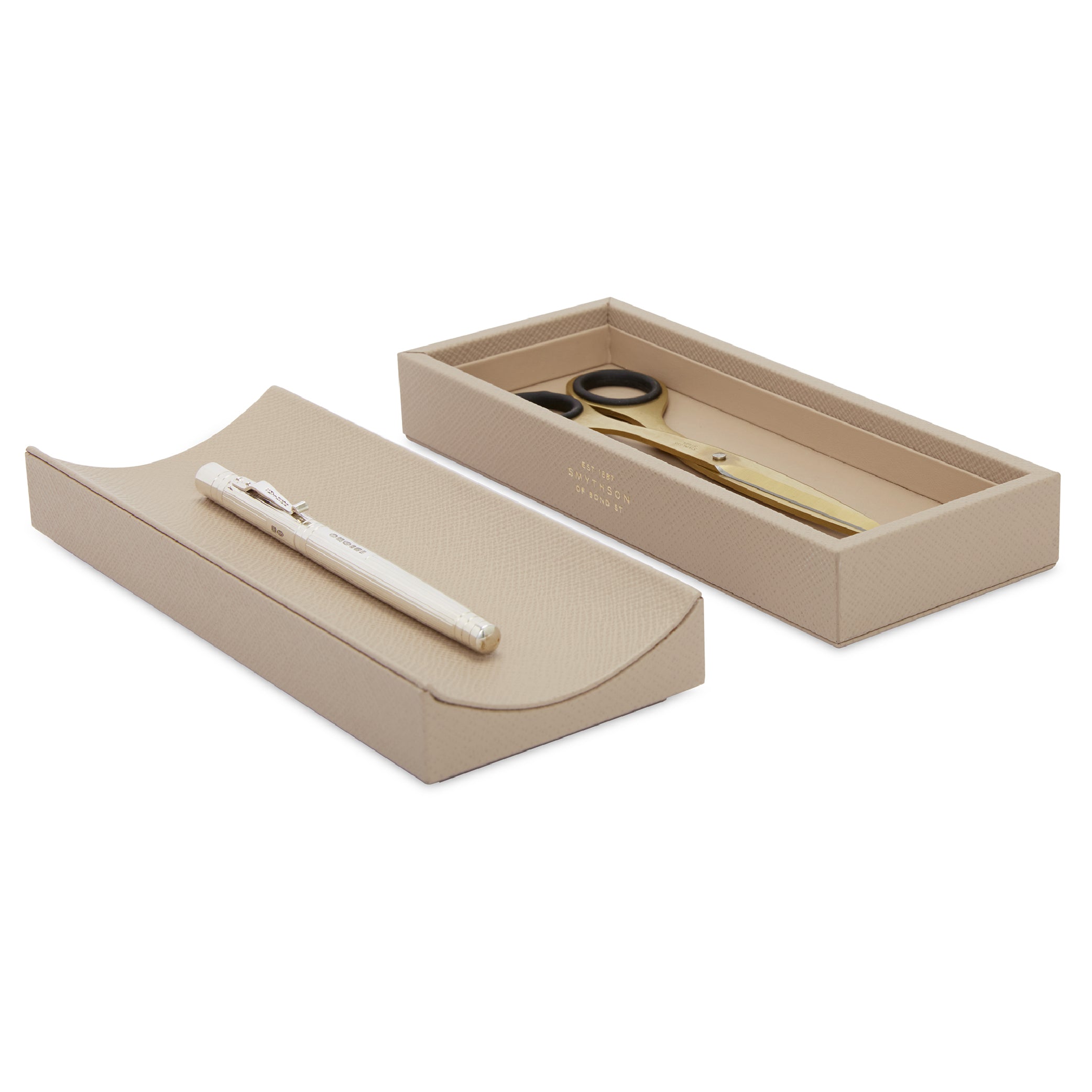 Pen Organiser in Sandstone Panama