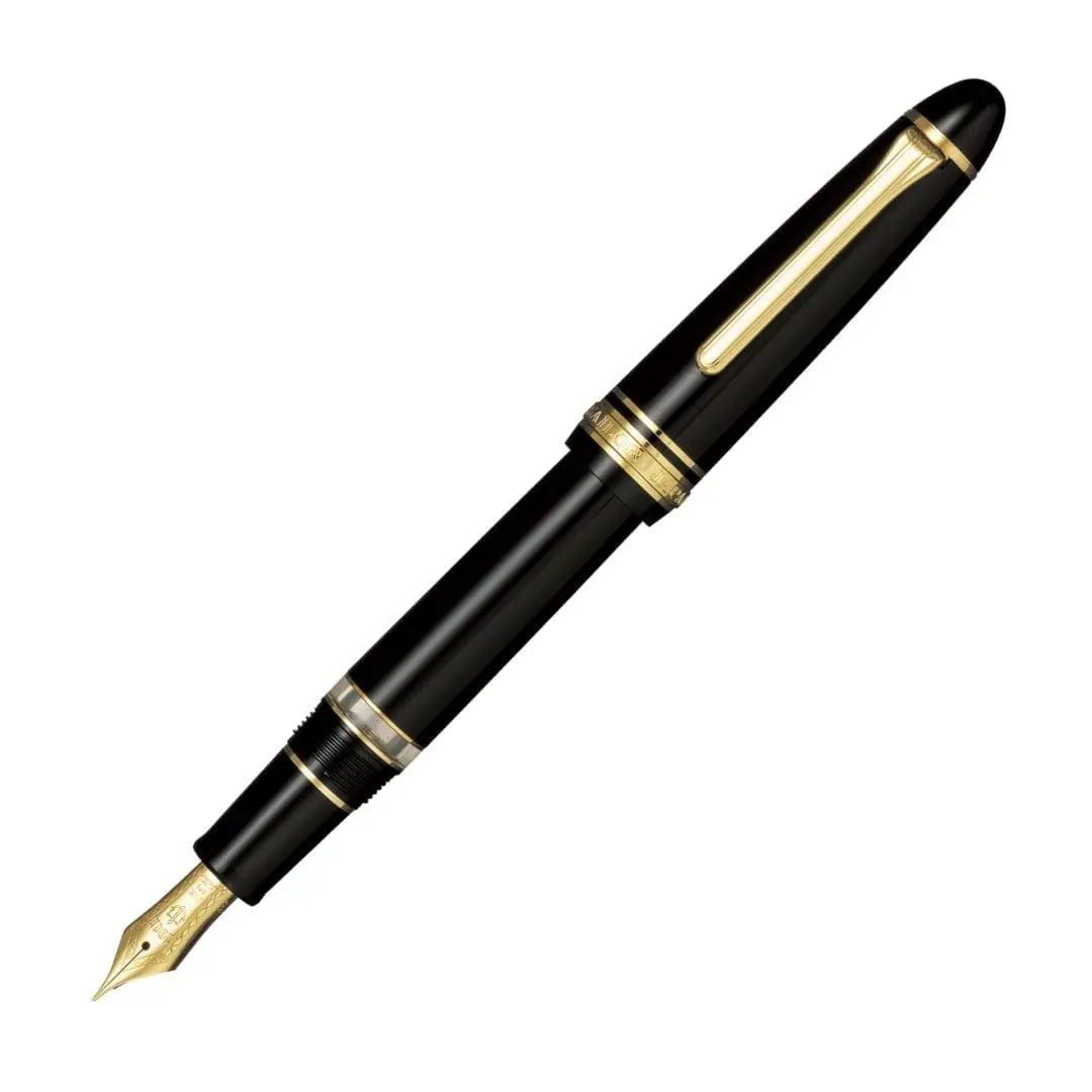 Penna stilografica SAILOR 1911 Realo con pennino in oro nero 21kt