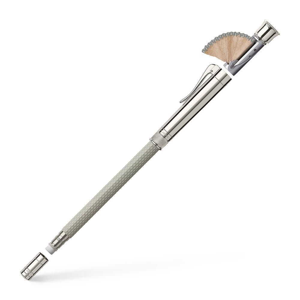 Perfect Pencil Kitt Guilloche Platinum Plated