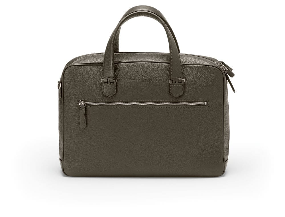 Cashmere Briefcase One Gusset Brown