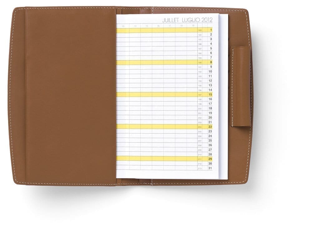 GRAF VON FABER CASTELL Agenda tascabile marrone grana