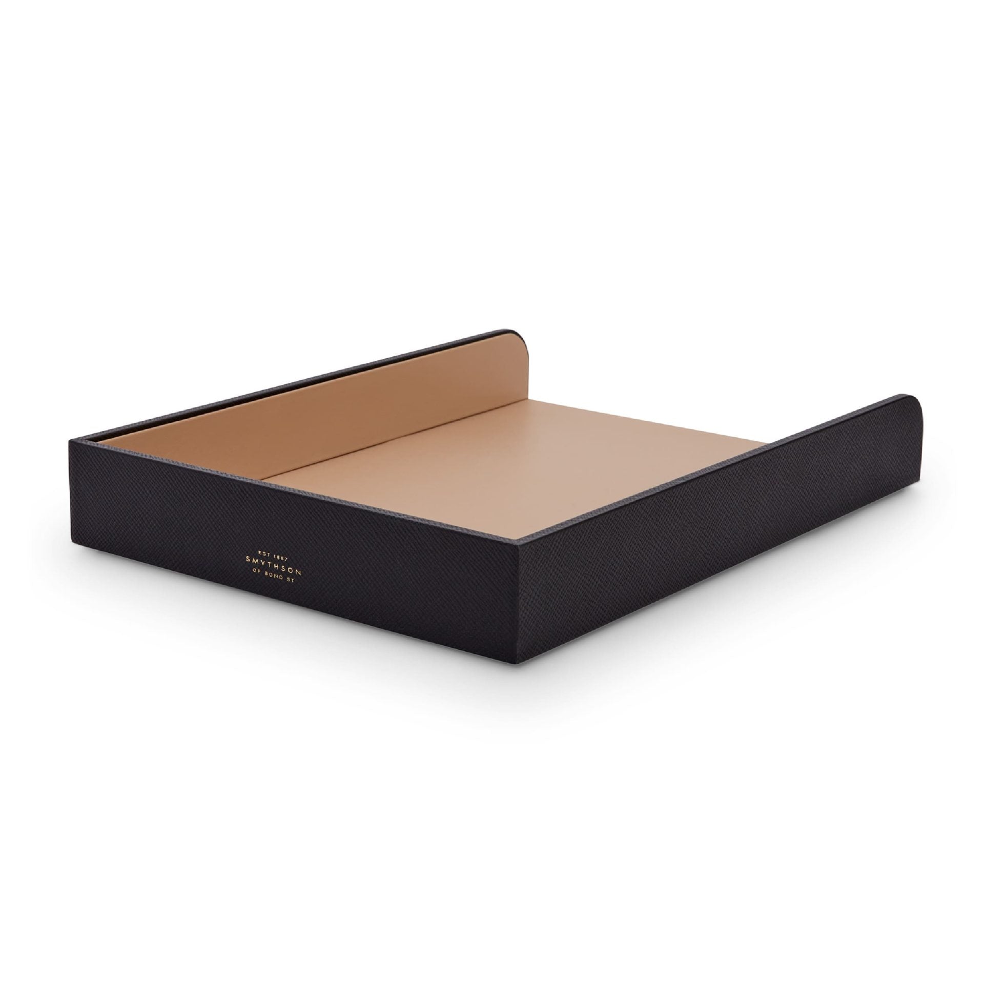 SMYTHSON Black A4 Paper Tray in Panama