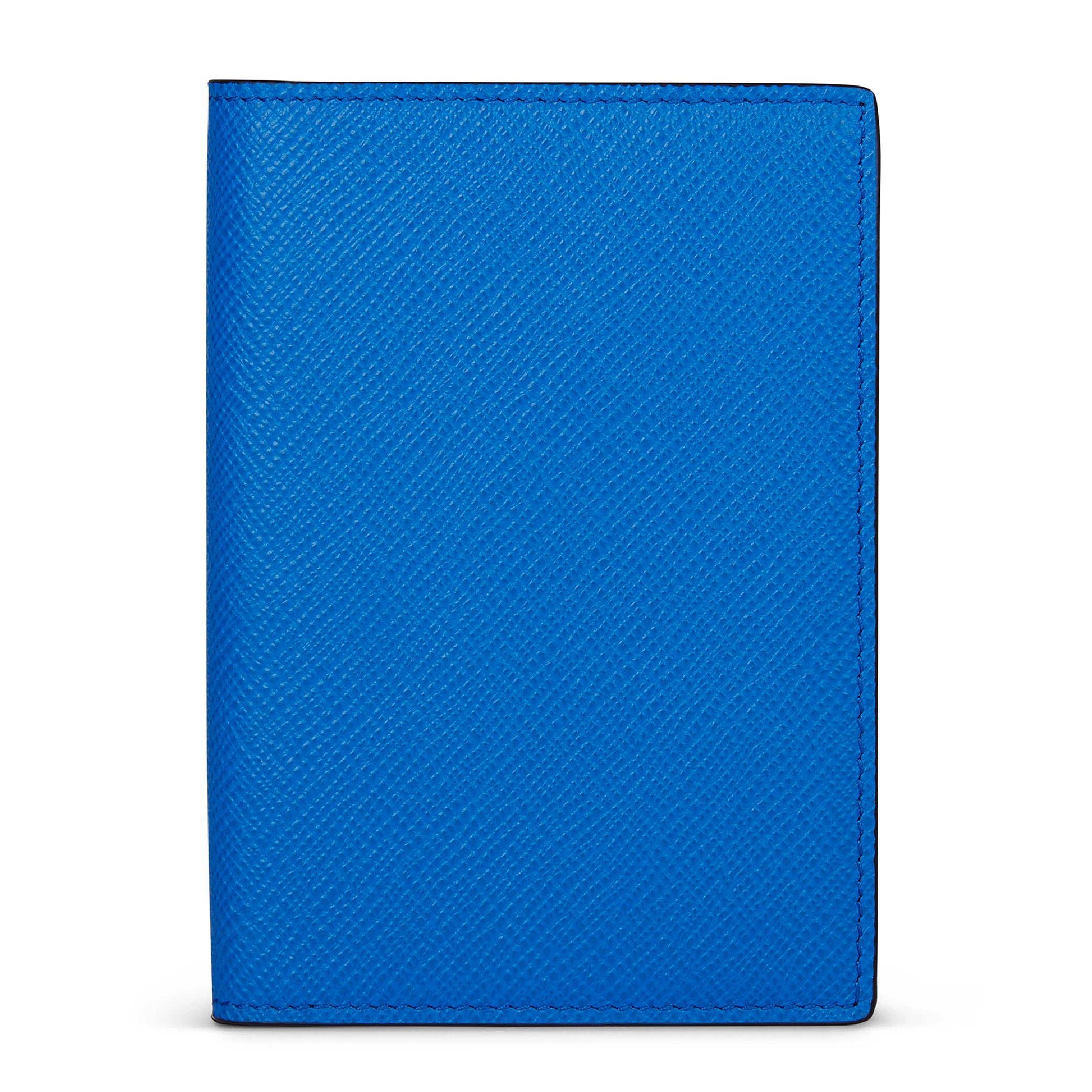 Passport Cover in Lapis Blue Panama