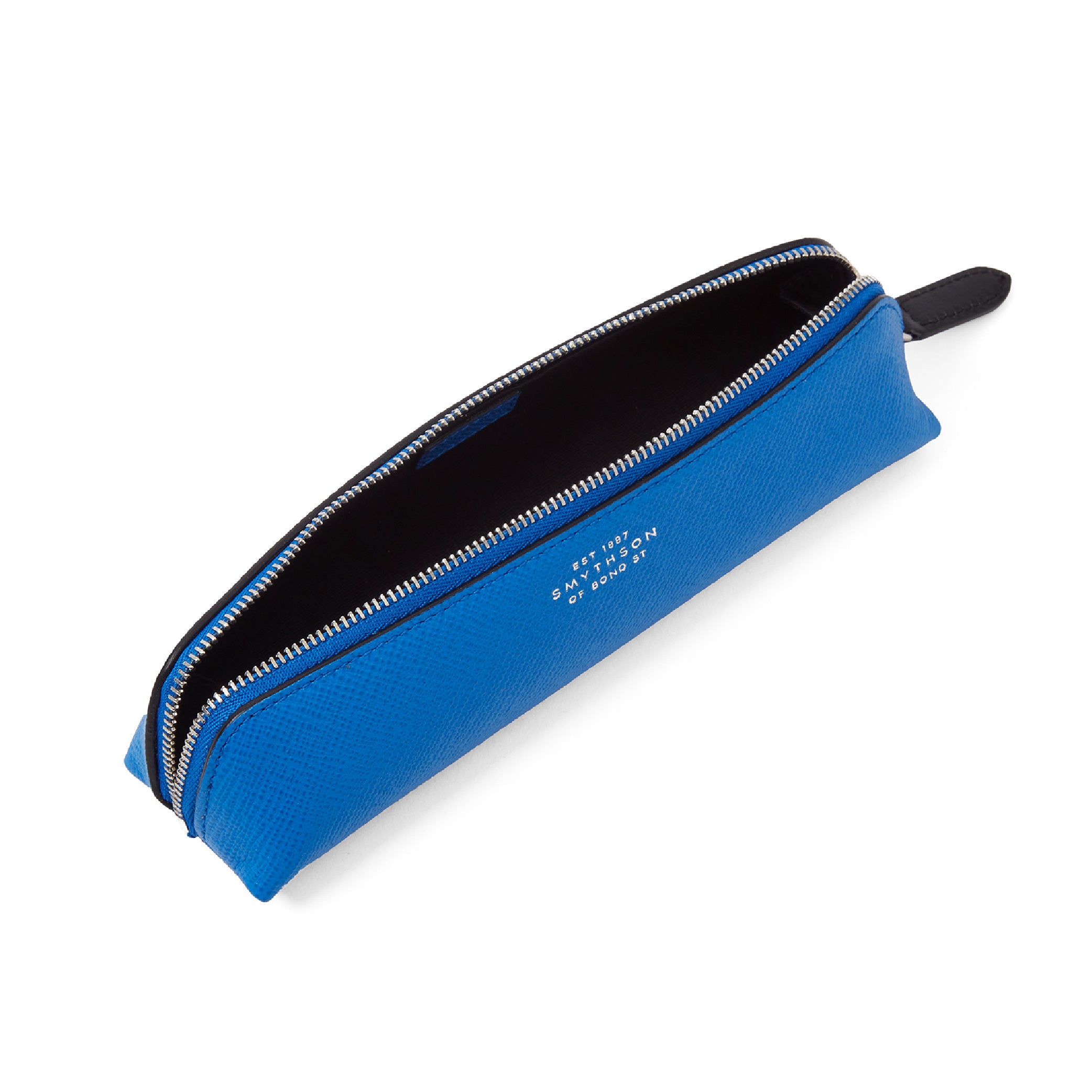 SMYTHSON Lapis Blue Pencil Case in Panama