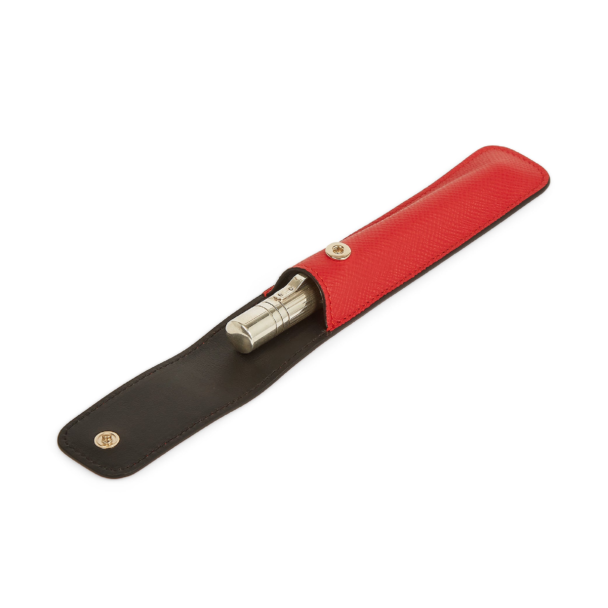 SMYTHSON Scarlet Red Pen Sleeve in Panama