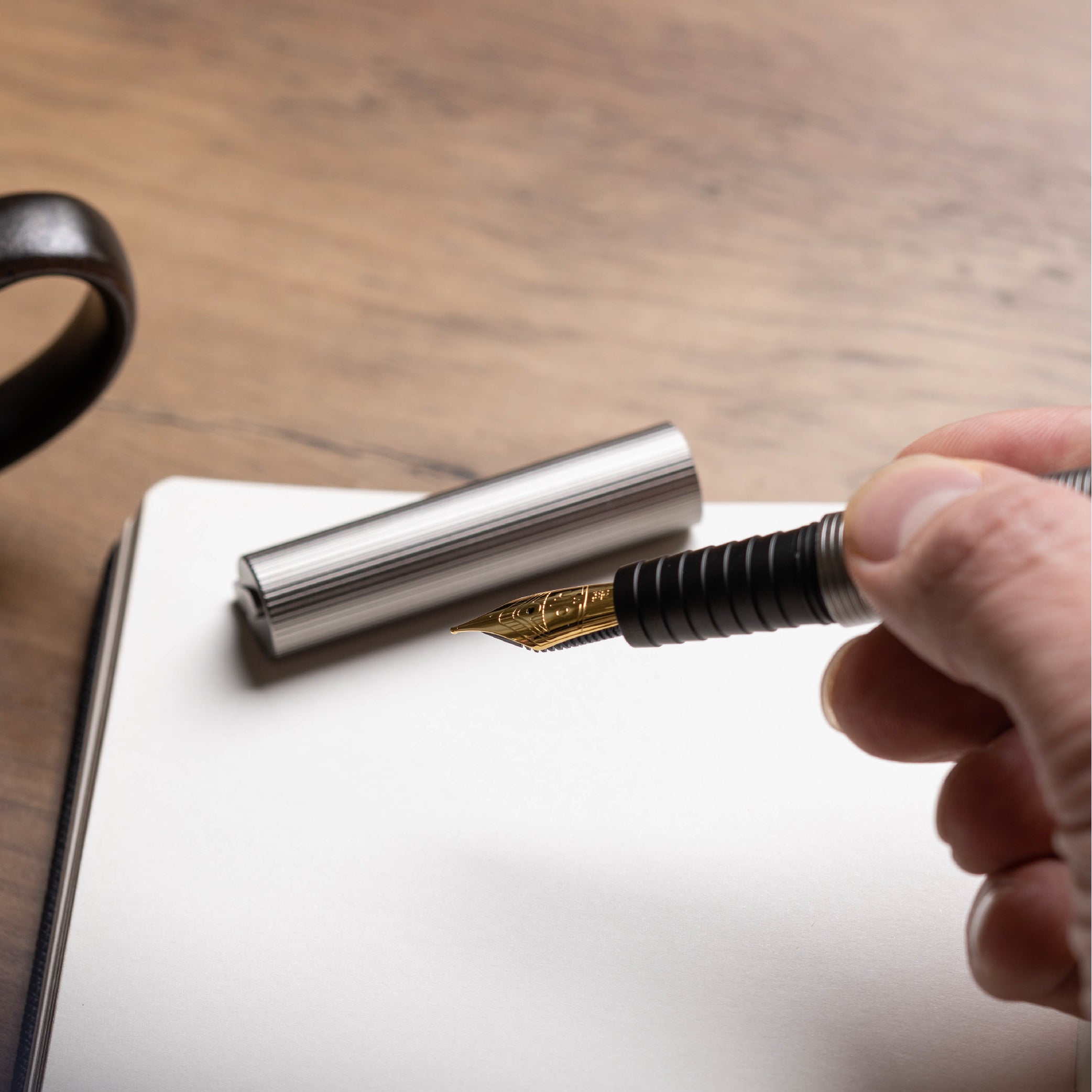design08 Ruthenium Fountain Pen