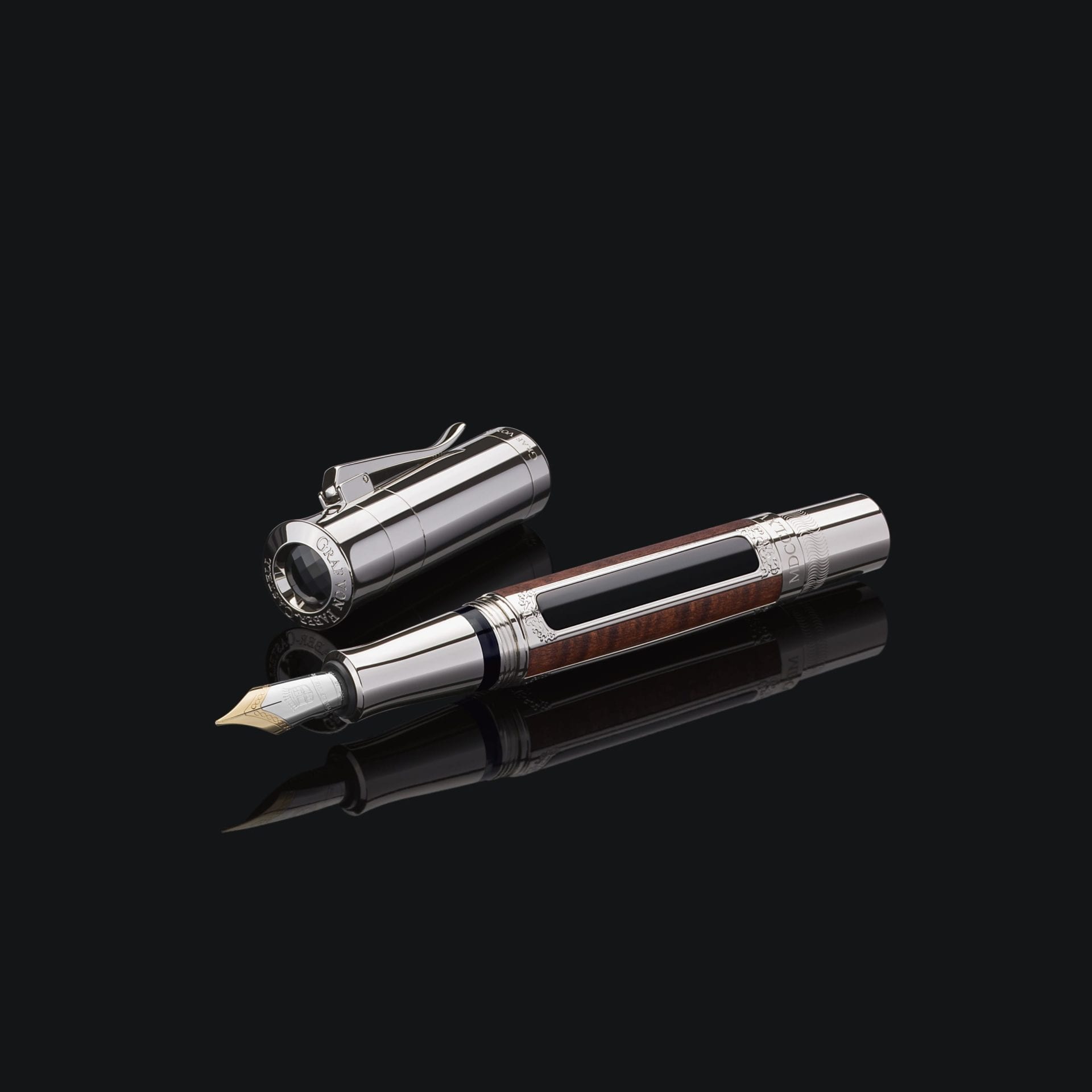 GRAF VON FABER-CASTELL 3 matite di ricambio Magnum nere per matita perfetta 