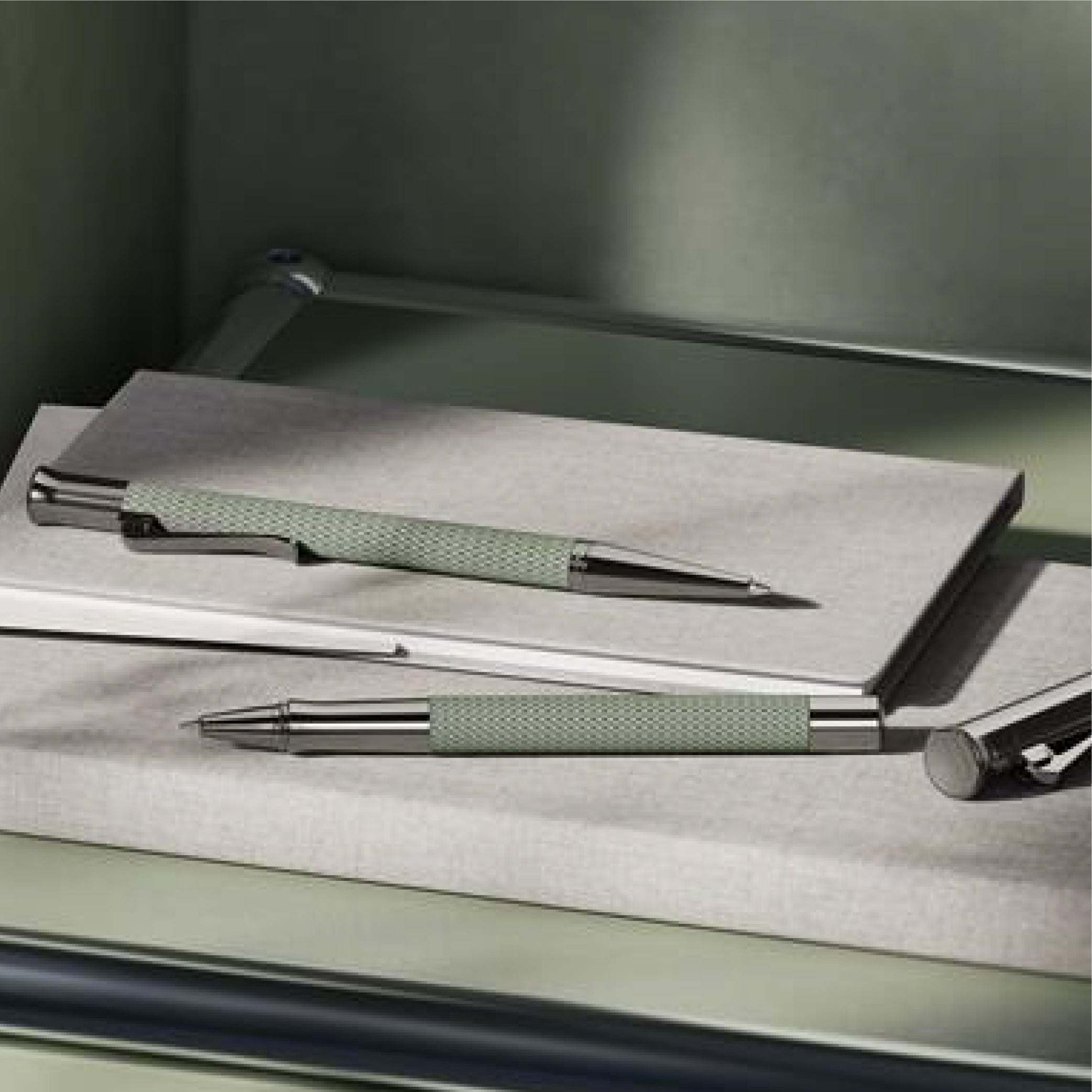 Guilloche Sage Green Rollerball