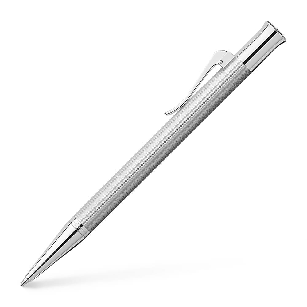 Guilloche Rhodium Ballpoint