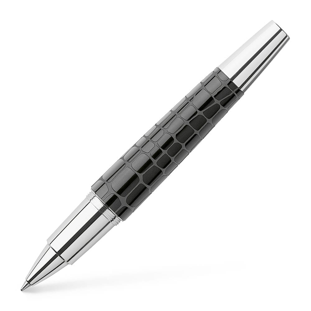 Penna a sfera FABER CASTELL E-Motion Precious Resin Croco Black