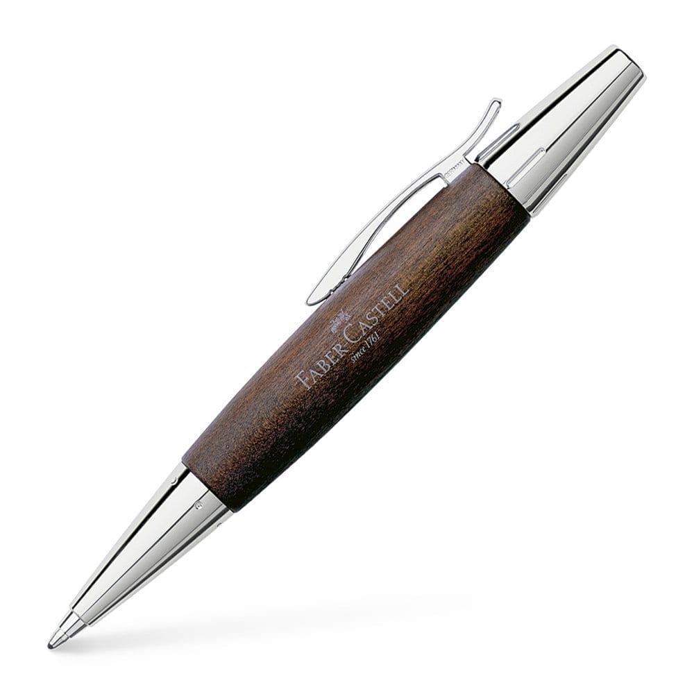 FABER CASTELL E-Motion Pearwood Dark Brown Ballpoint Pen