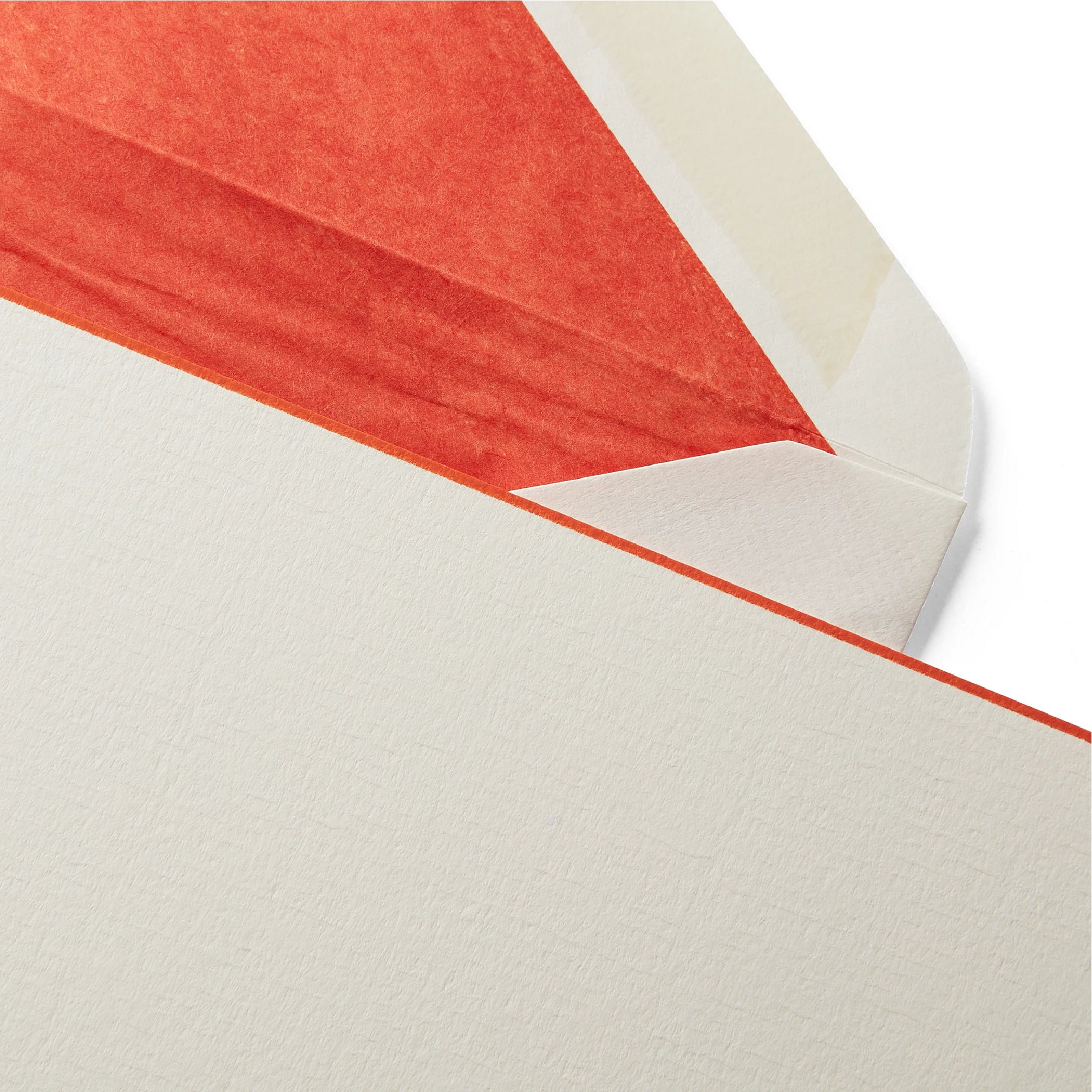 SMYTHSON Orange Bordered Correspondence Cards