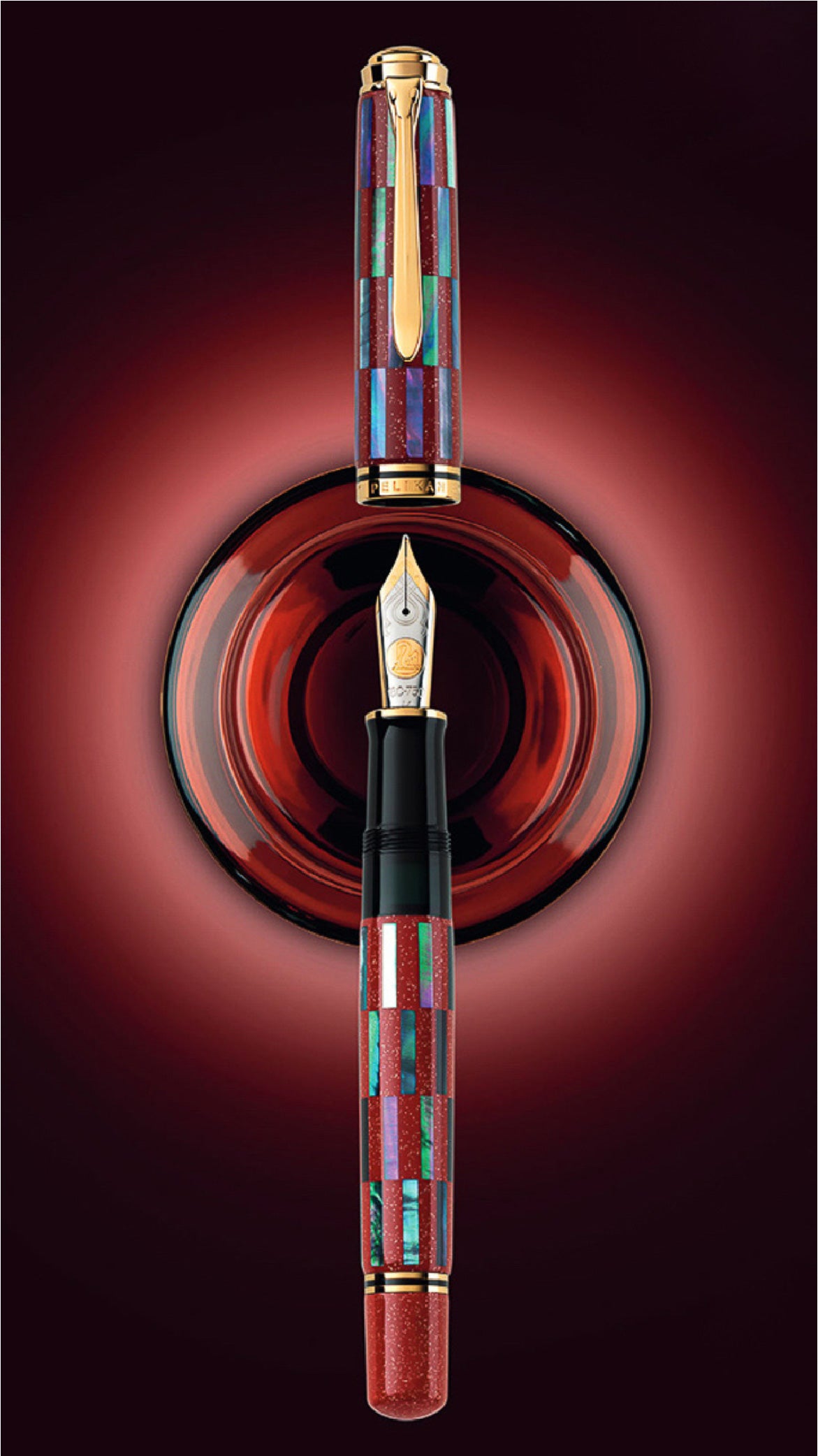 PELIKAN Souverän M1000 Raden Red Infinity Limited Edition Fountain Pen