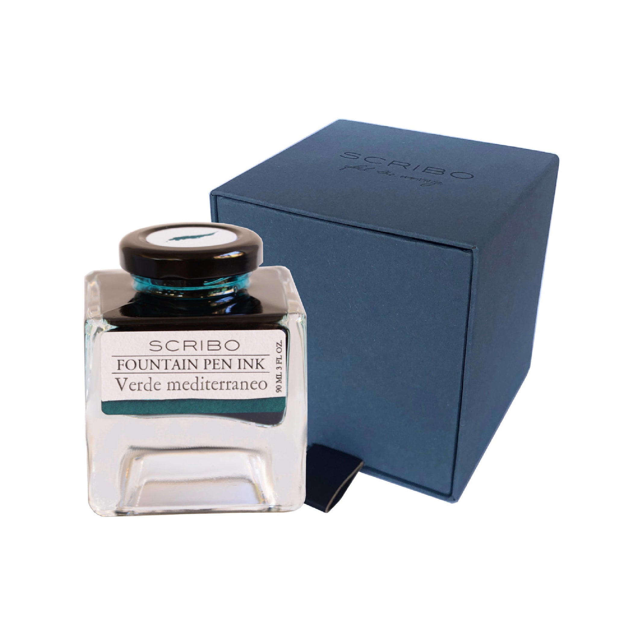 SCRIBO Verde Mediterraneo Ink Bottle, 90 ml