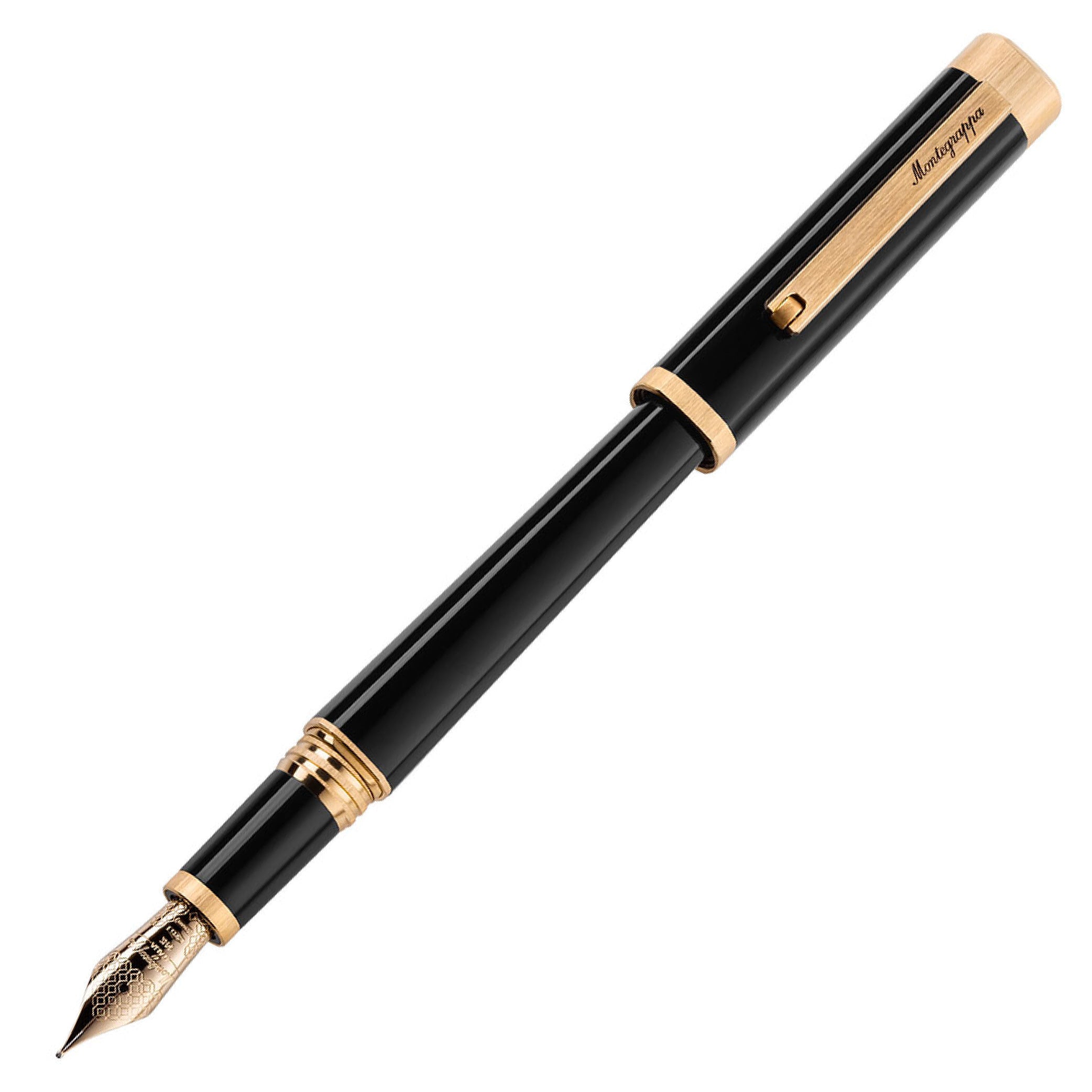 MONTEGRAPPA Quattro Füllfederhalter aus Gelbgold