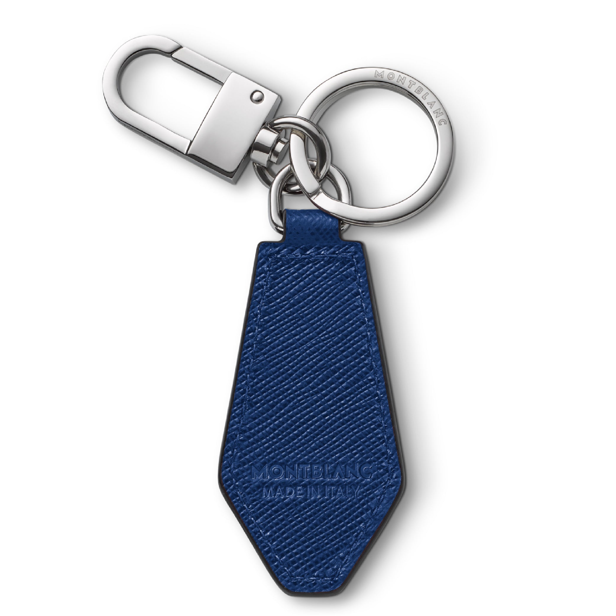 Sartorial Diamond Shaped Key Fob Blue