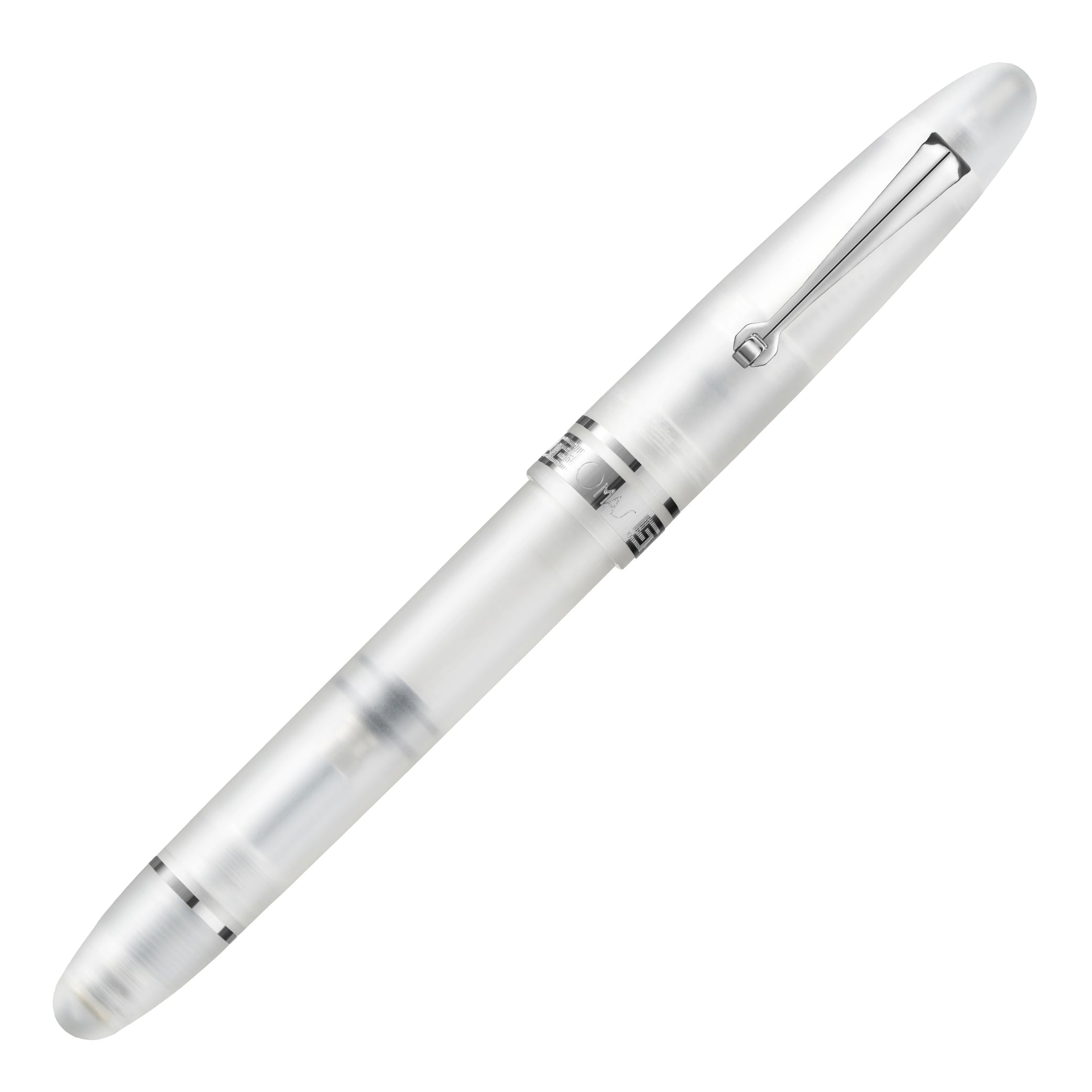 OMAS Ogiva Demonstrator Silver Trim Fountain Pen