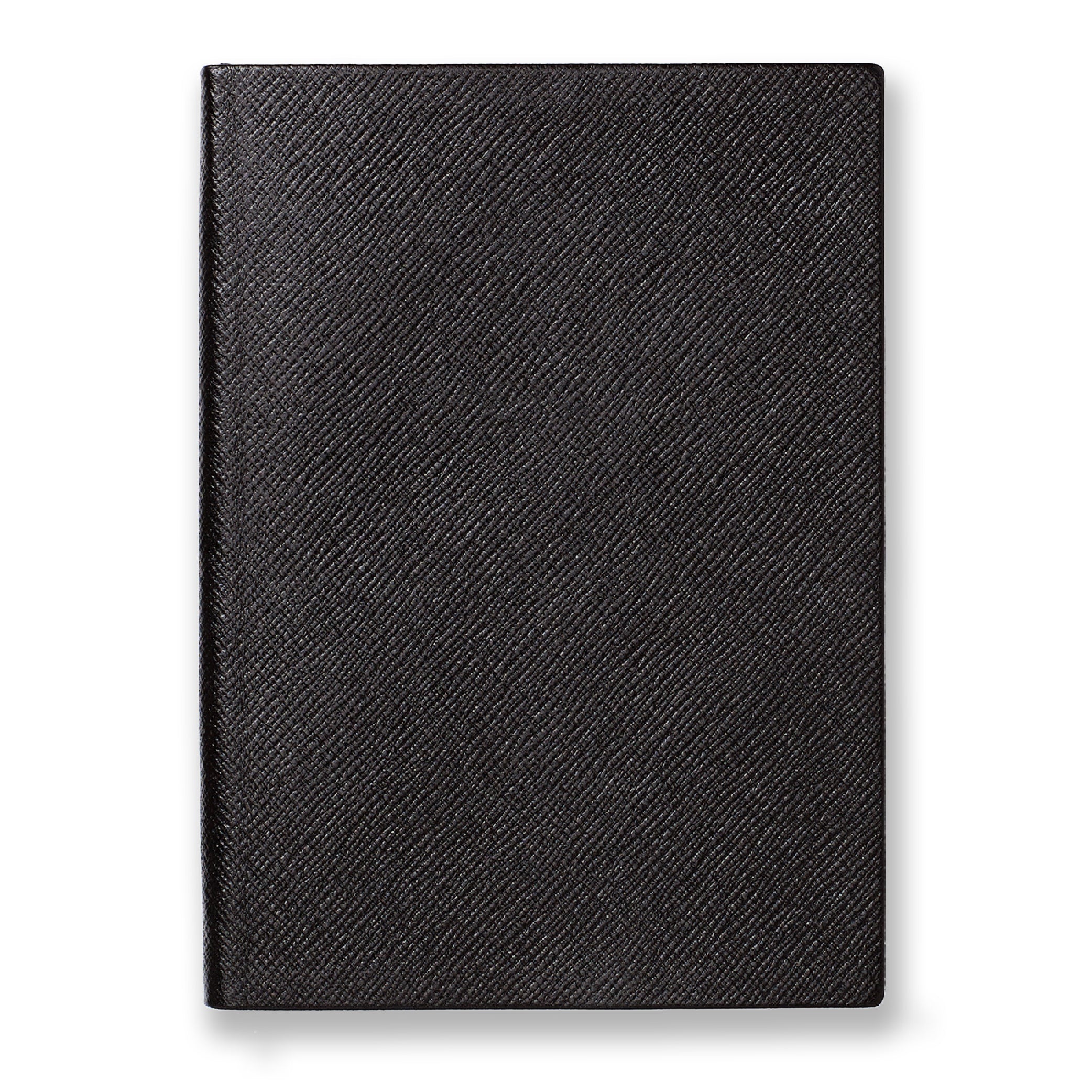 SMYTHSON Black Soho Notebook in Panama